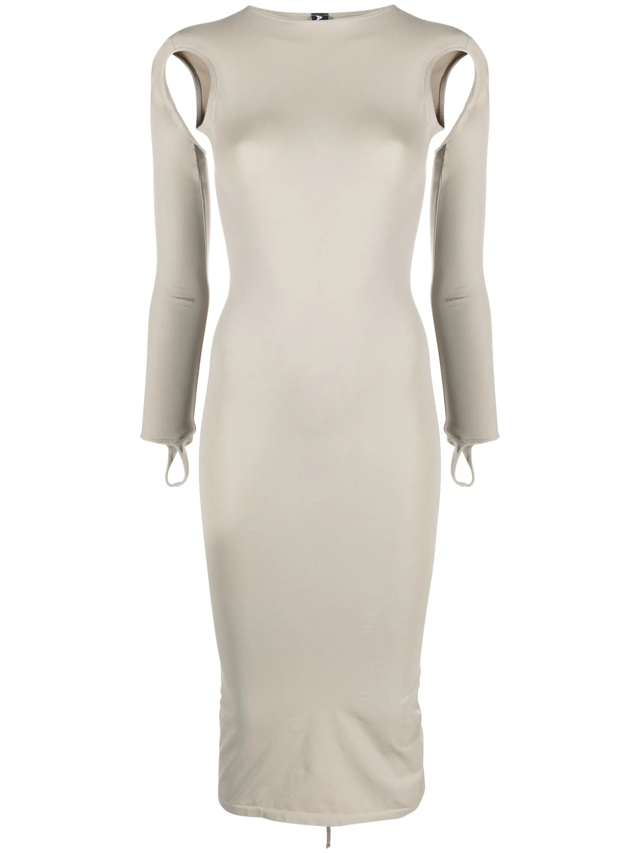 cut-out stretch-jersey midi dress