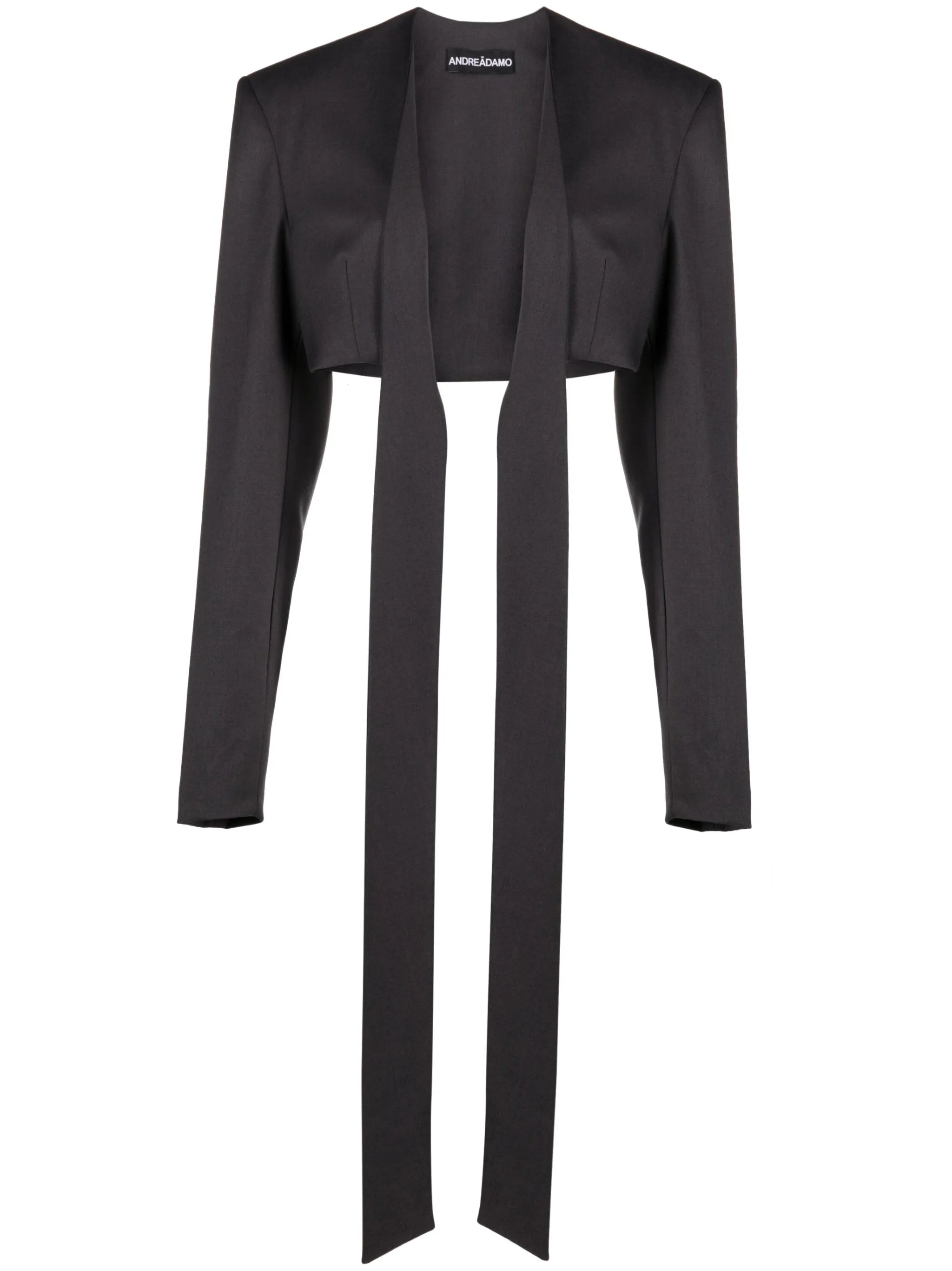 asymmetric cropped jacket