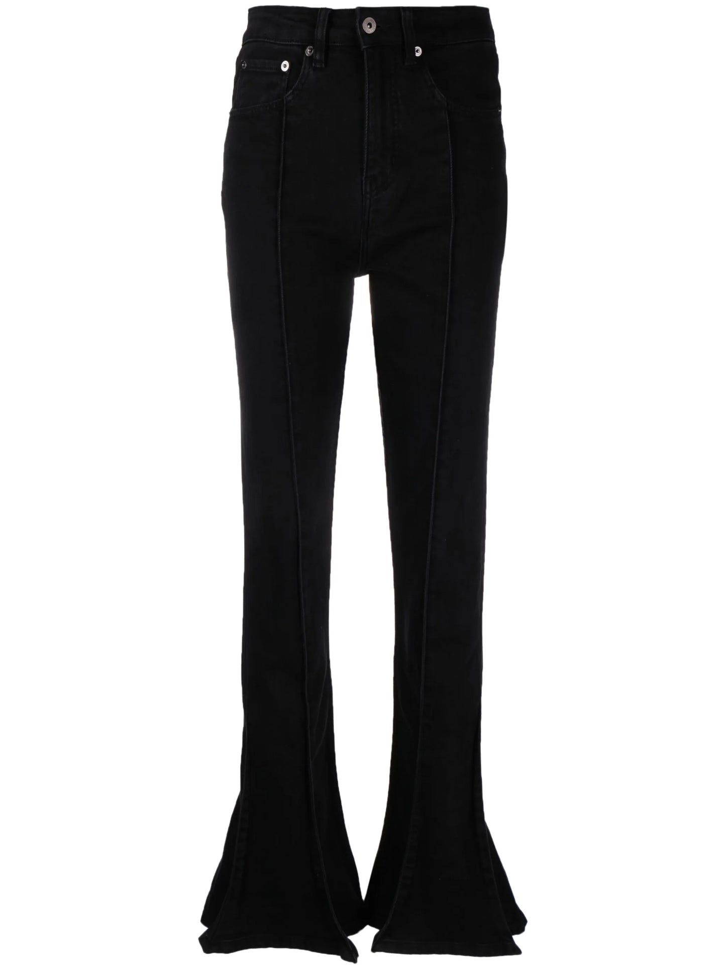 Trumpet high-rise flared jeans