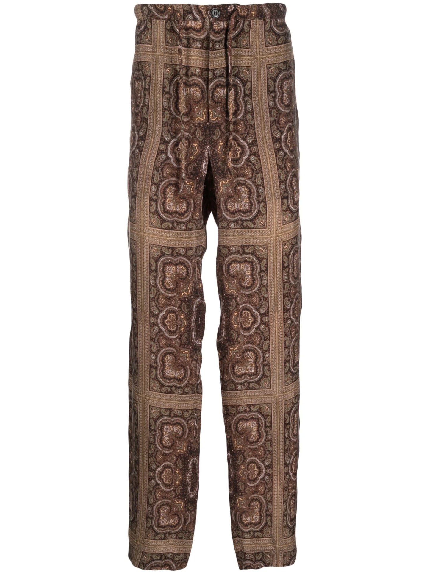 Demis paisley-print trousers
