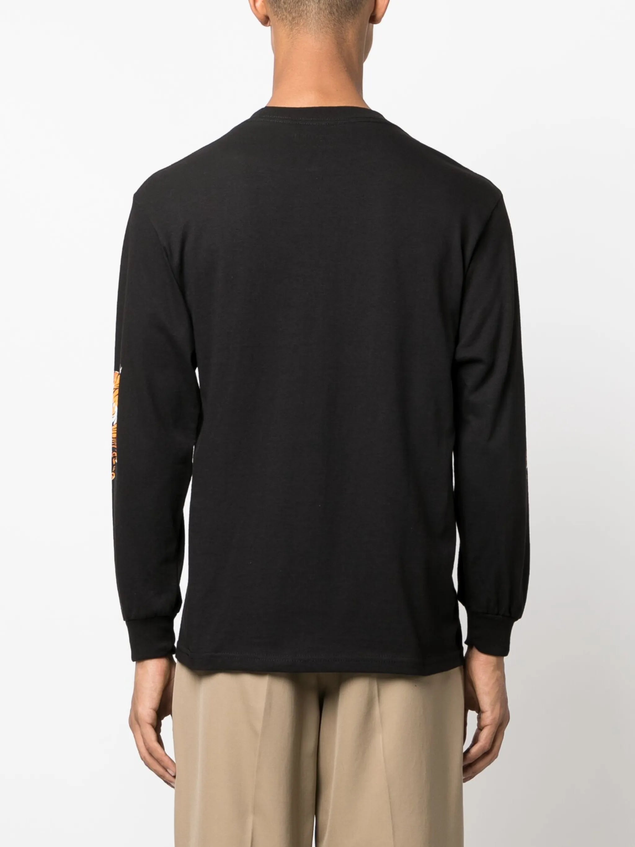 logo-print long-sleeved T-shirt