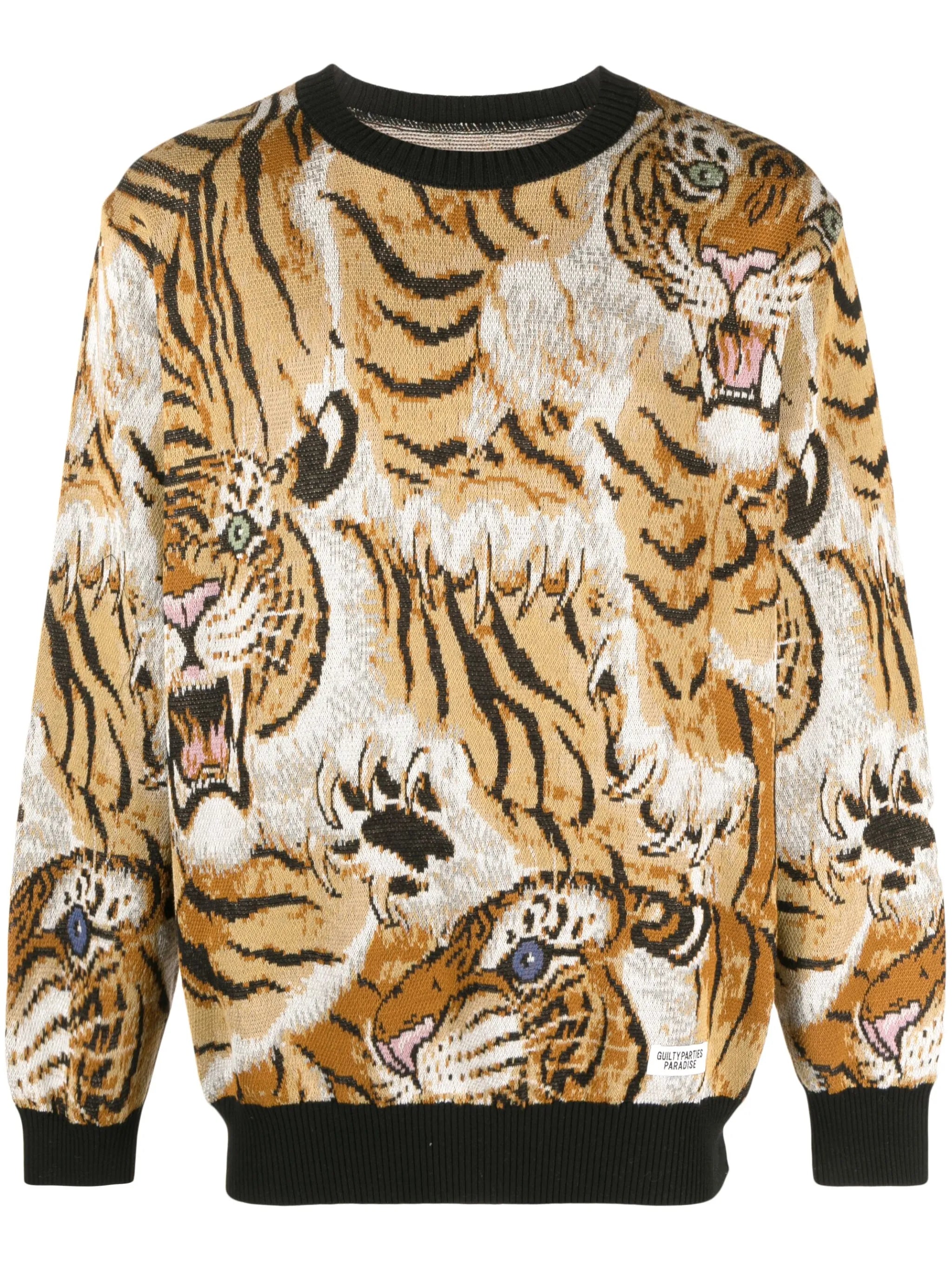 Tim Lehi patterned-jacquard jumper