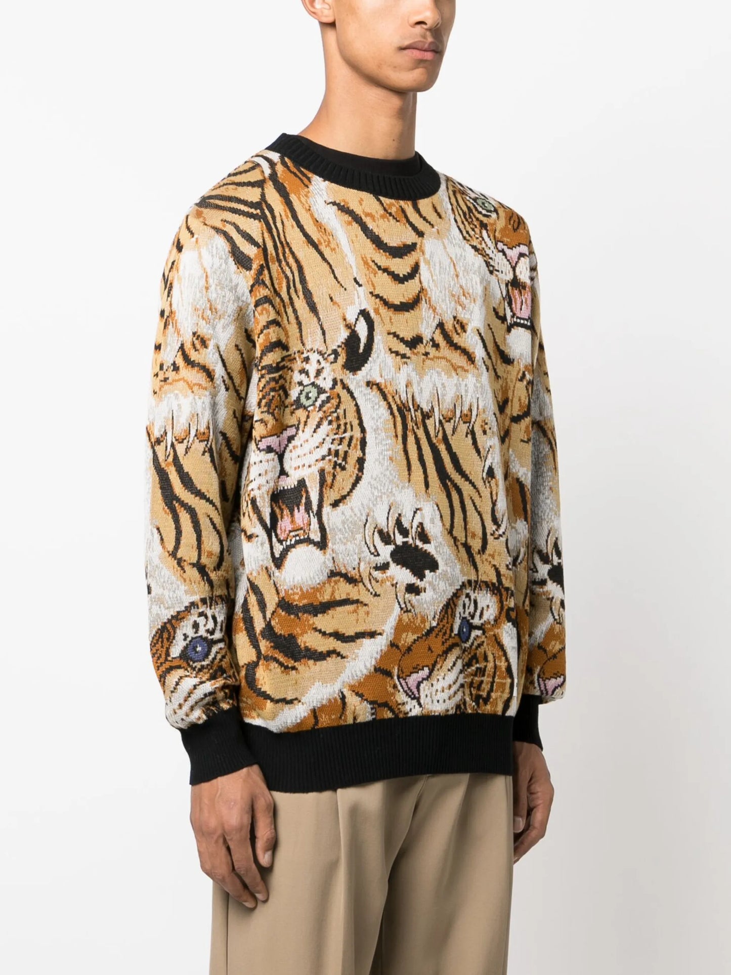 Tim Lehi patterned-jacquard jumper