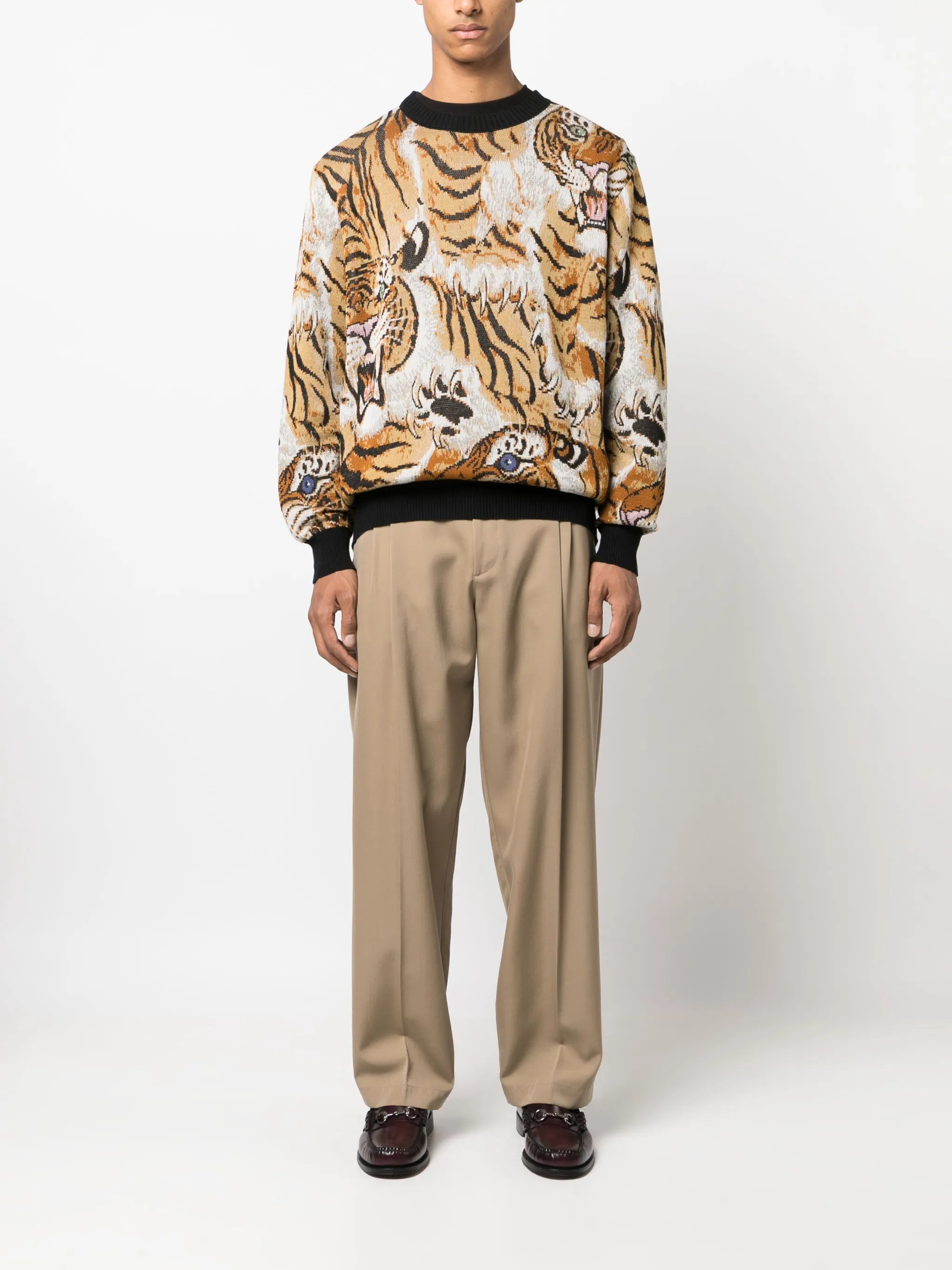 Tim Lehi patterned-jacquard jumper