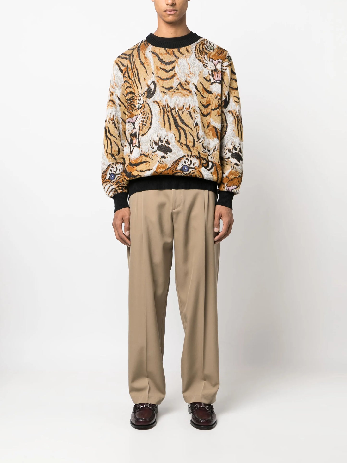 Tim Lehi patterned-jacquard jumper