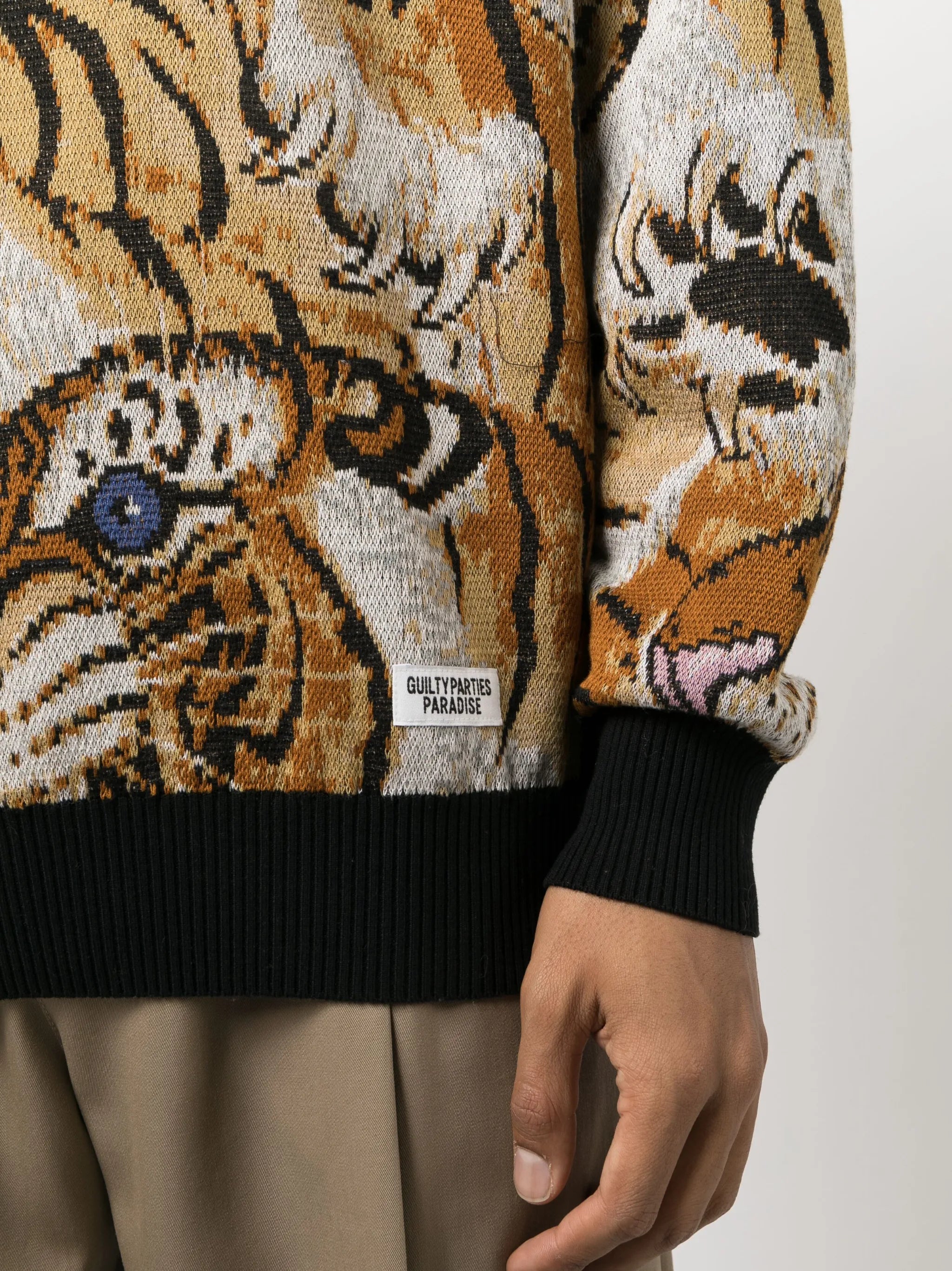Tim Lehi patterned-jacquard jumper