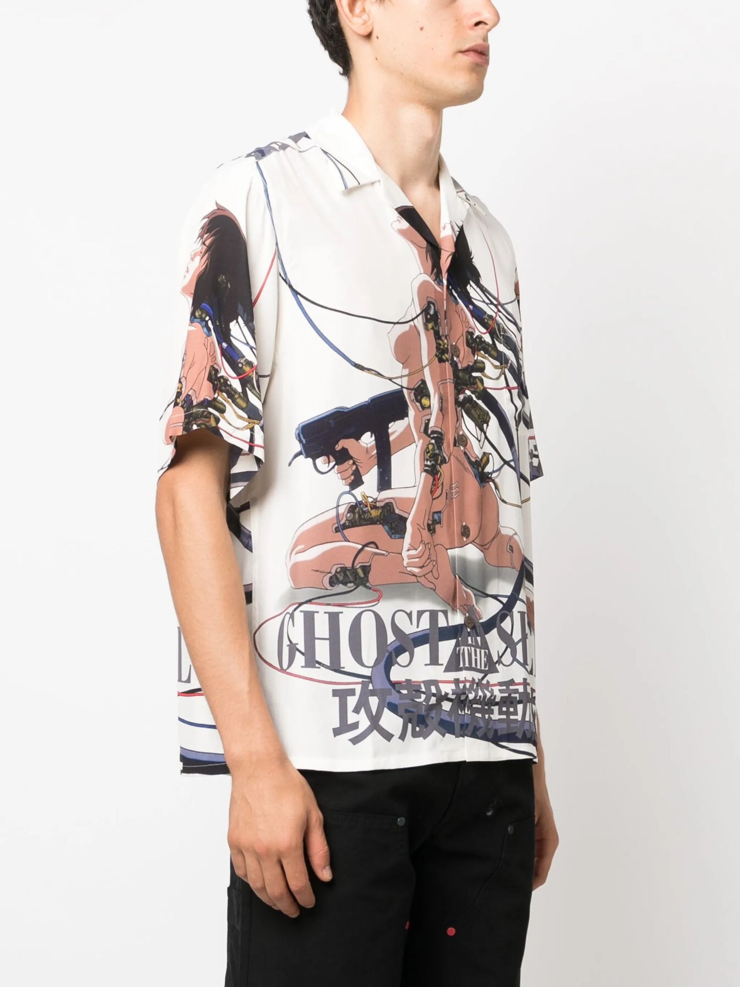 x Ghost In The Shell graphic-print shirt