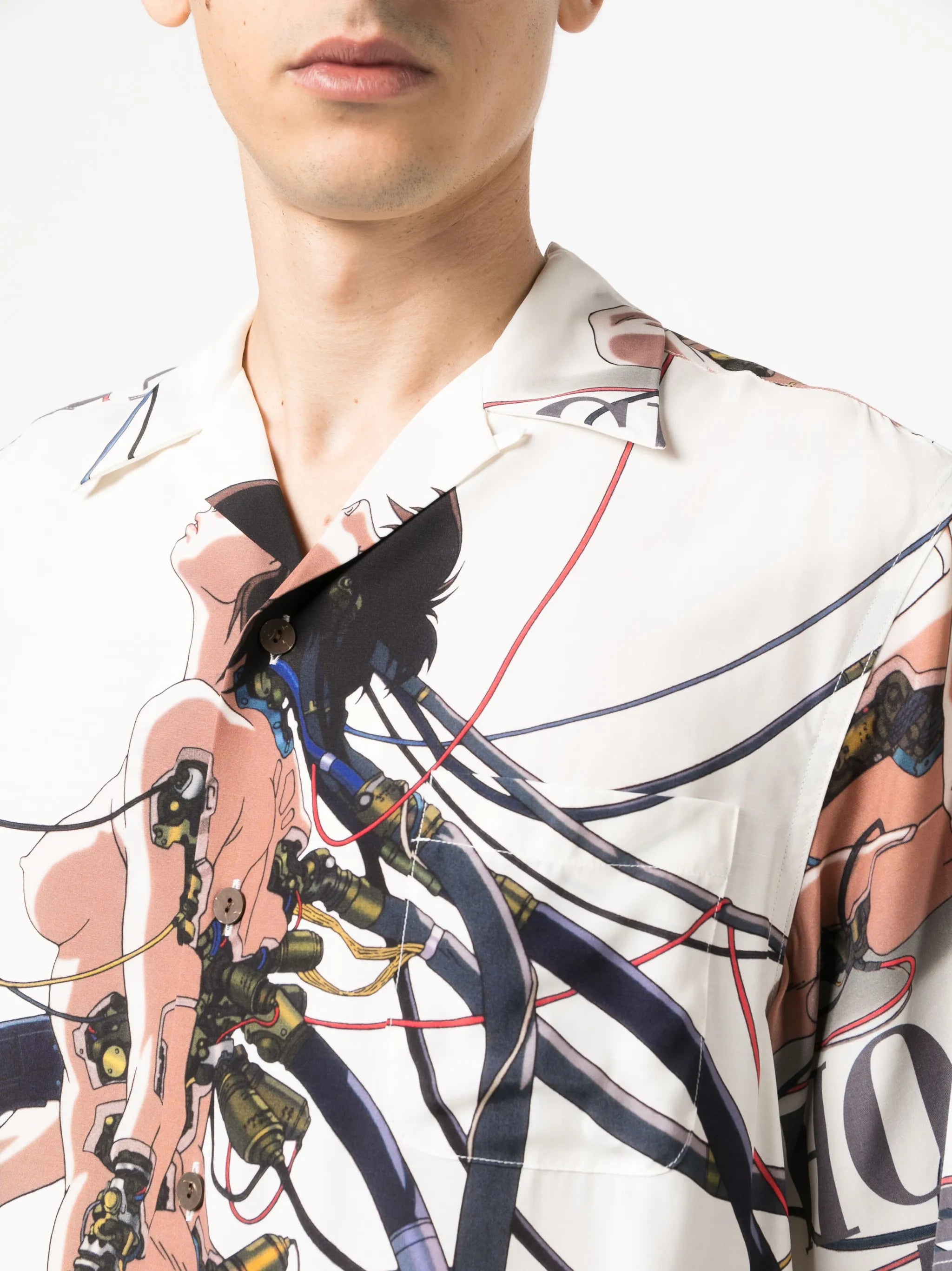 x Ghost In The Shell graphic-print shirt