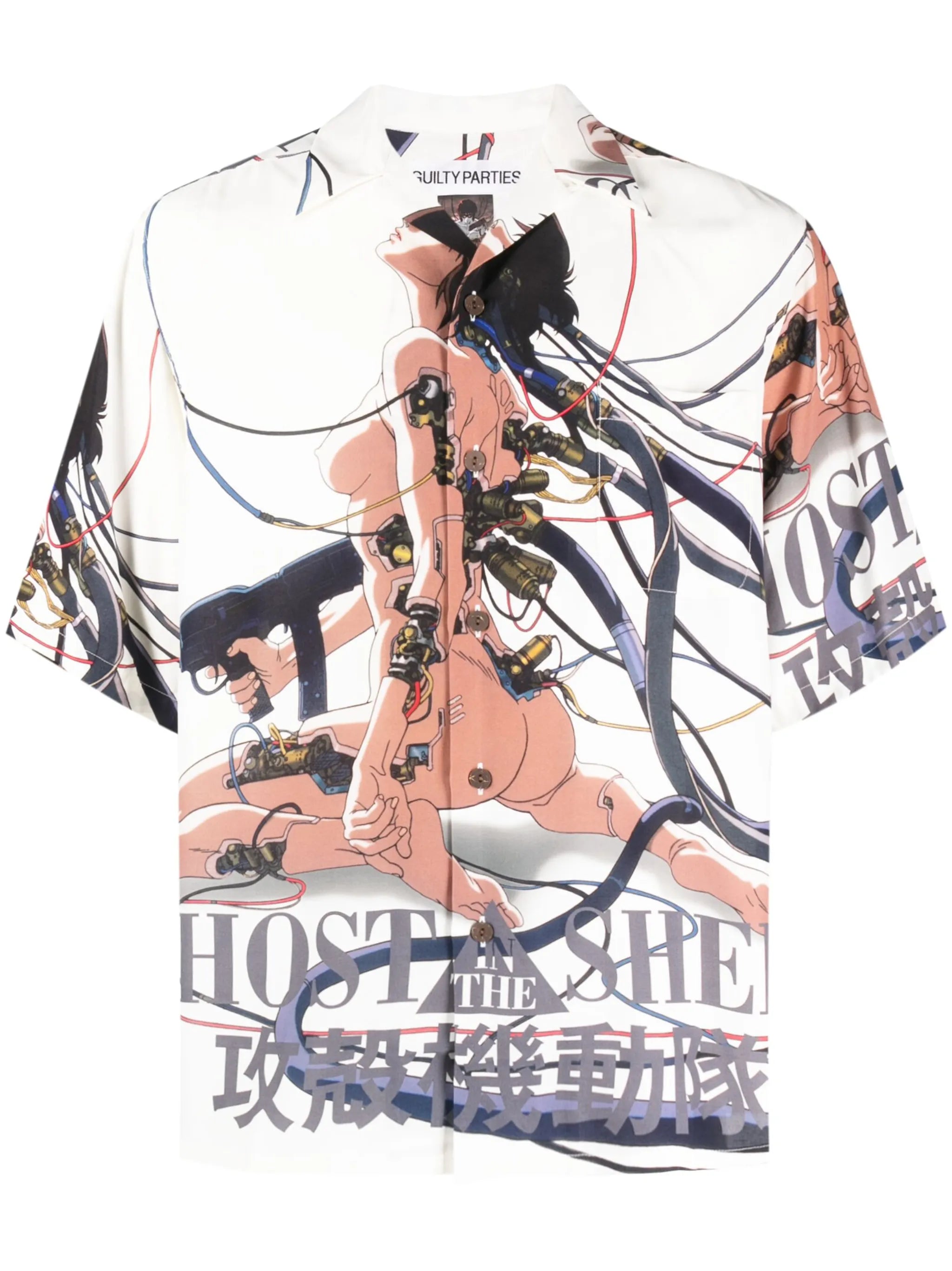 x Ghost In The Shell graphic-print shirt