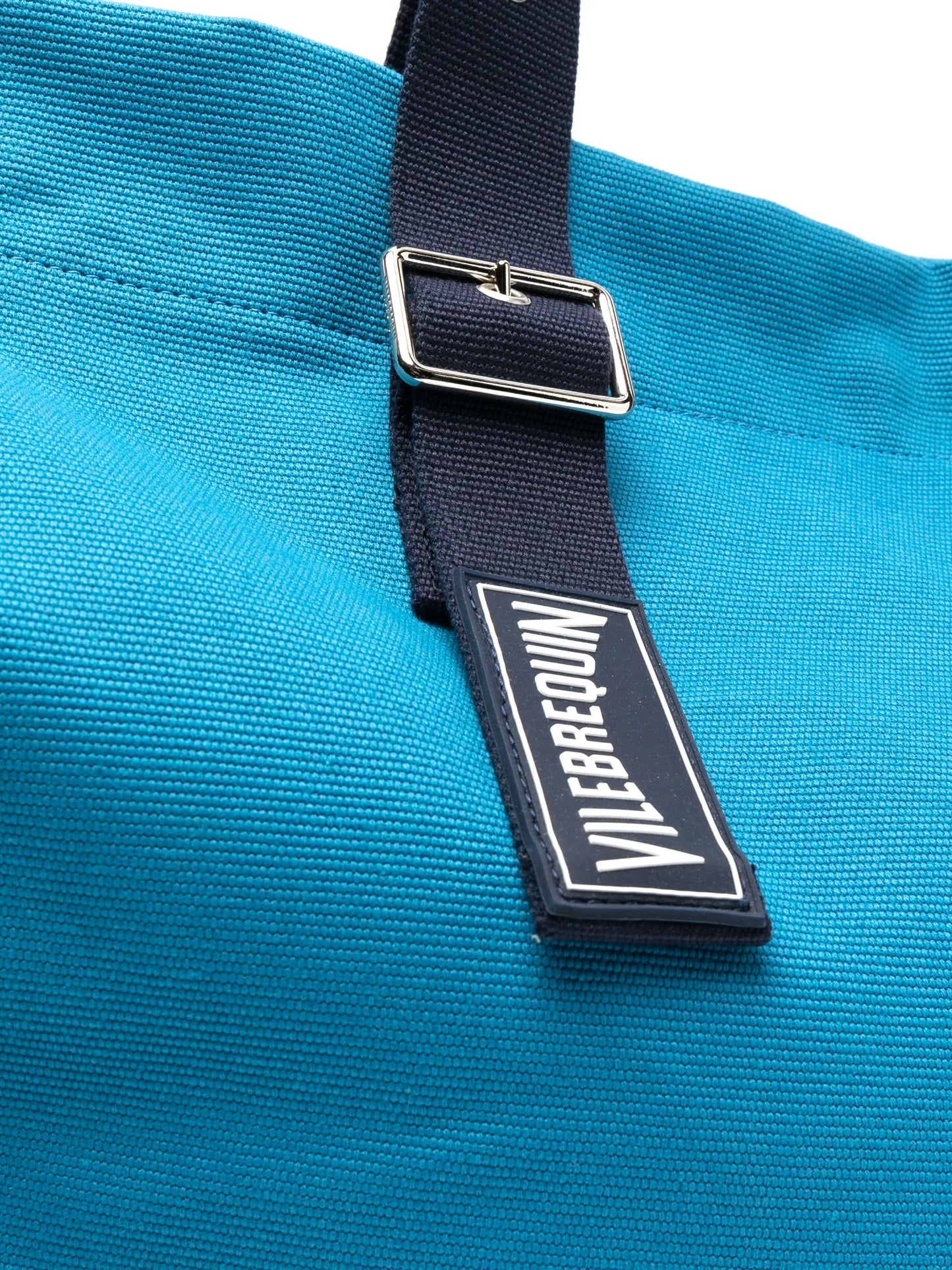 logo-patch canvas tote bag