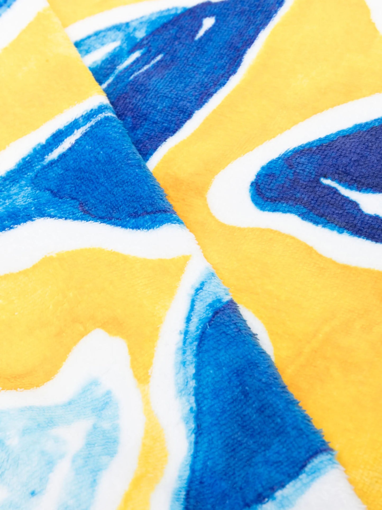 floral-print beach towel