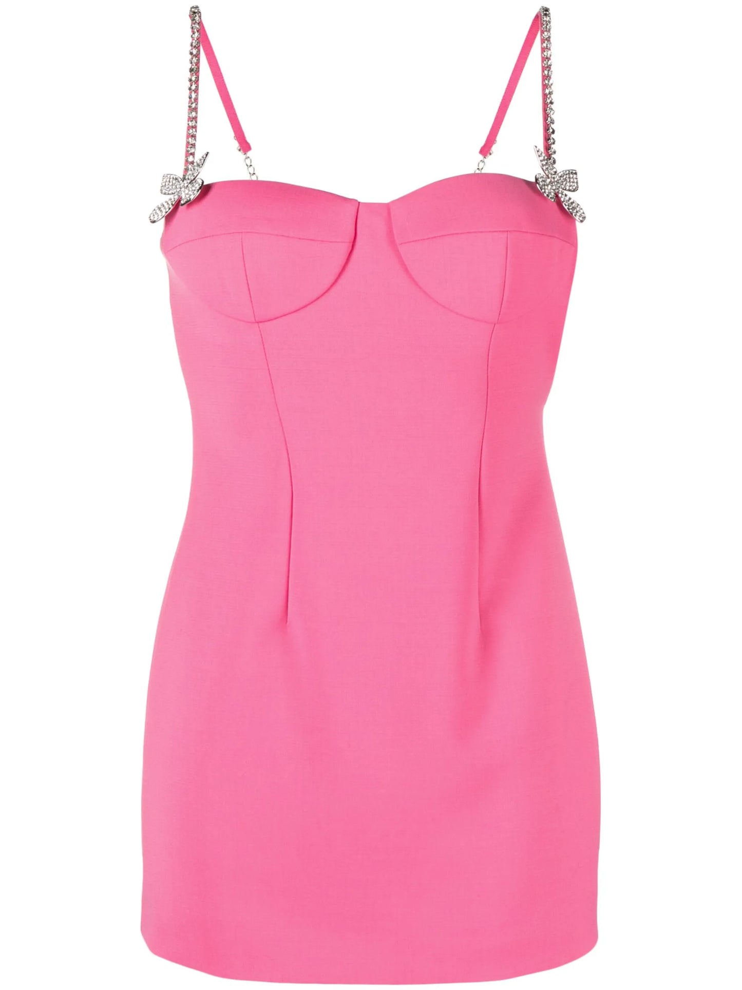 butterfly crystal-embellished minidress