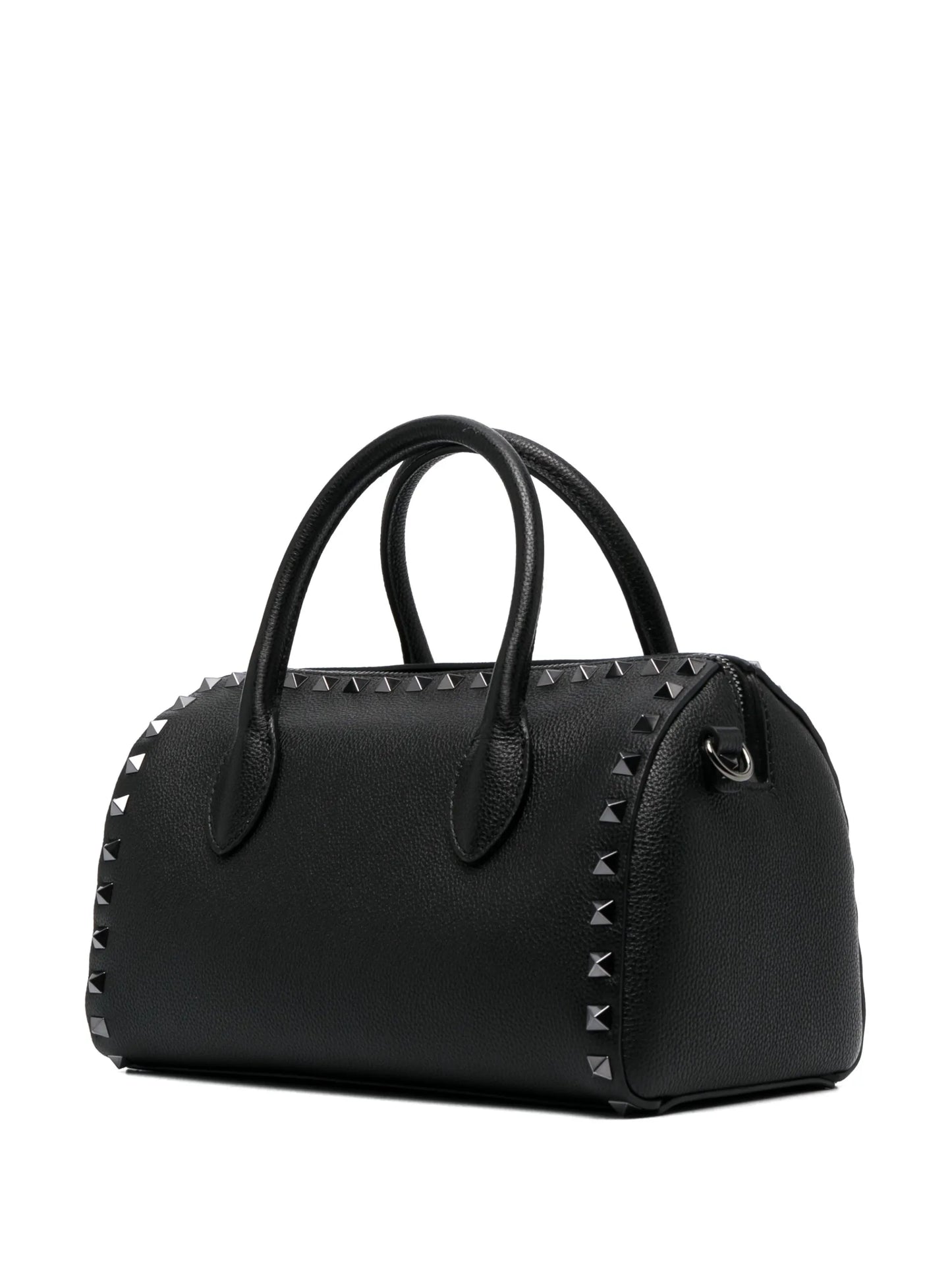 Rockstud leather tote bag
