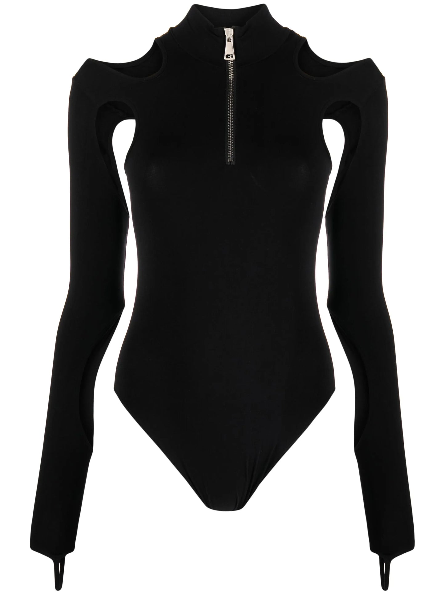 sculpted jersey cut-out bodysuit
