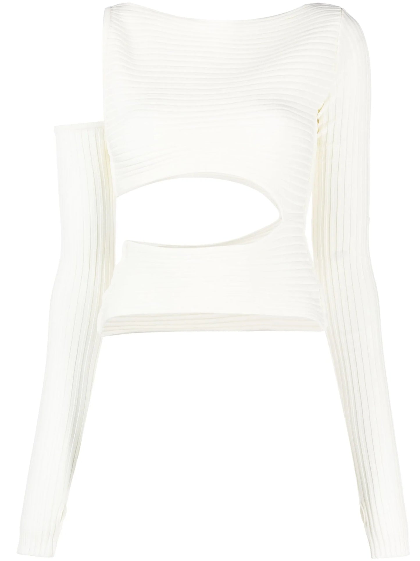asymmetric cut-out top