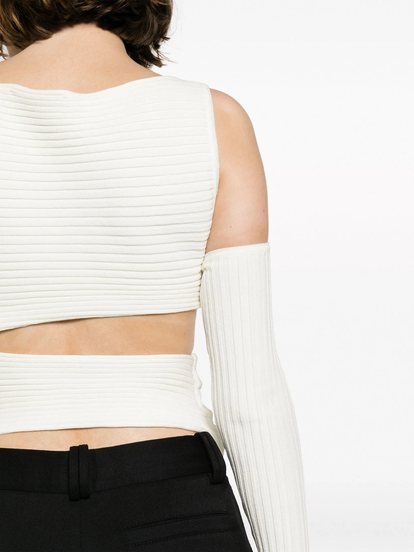 asymmetric cut-out top