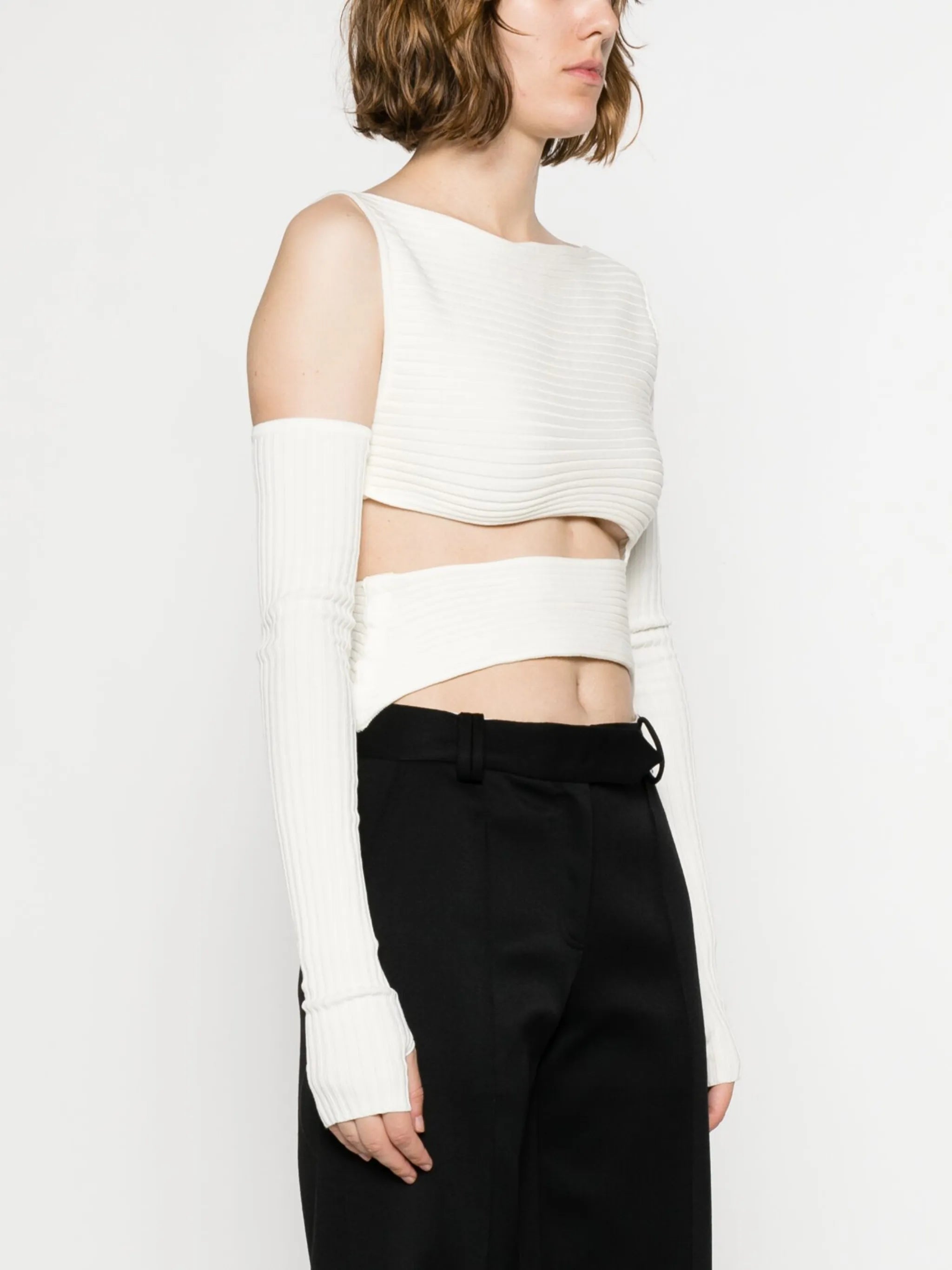 asymmetric cut-out top