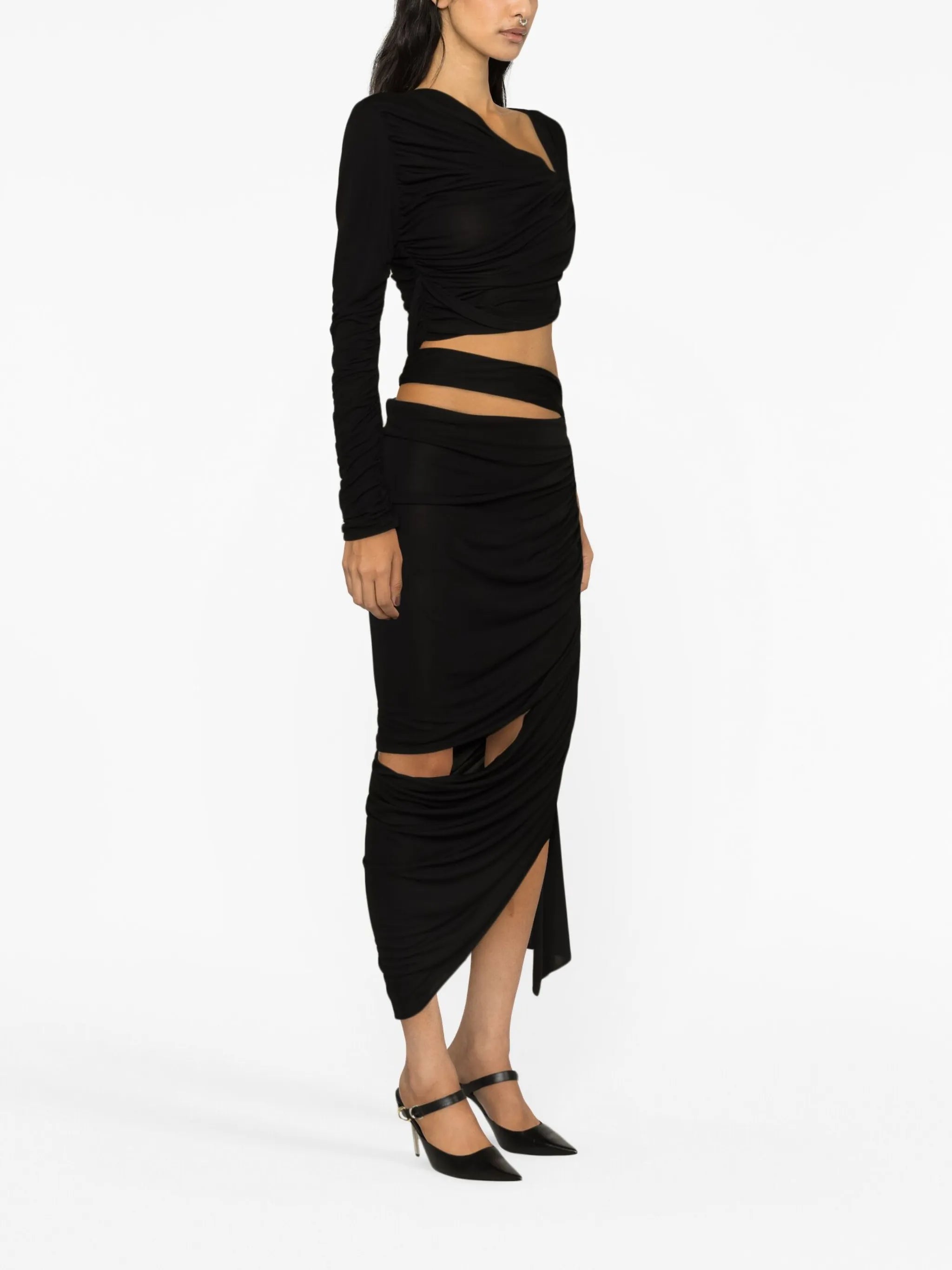 draped asymmetric top