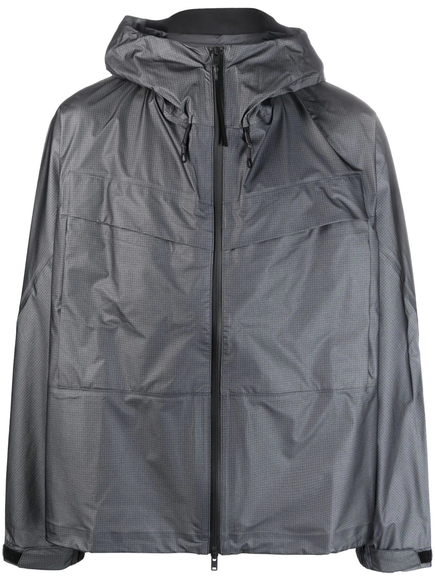 logo-print hooded jacket