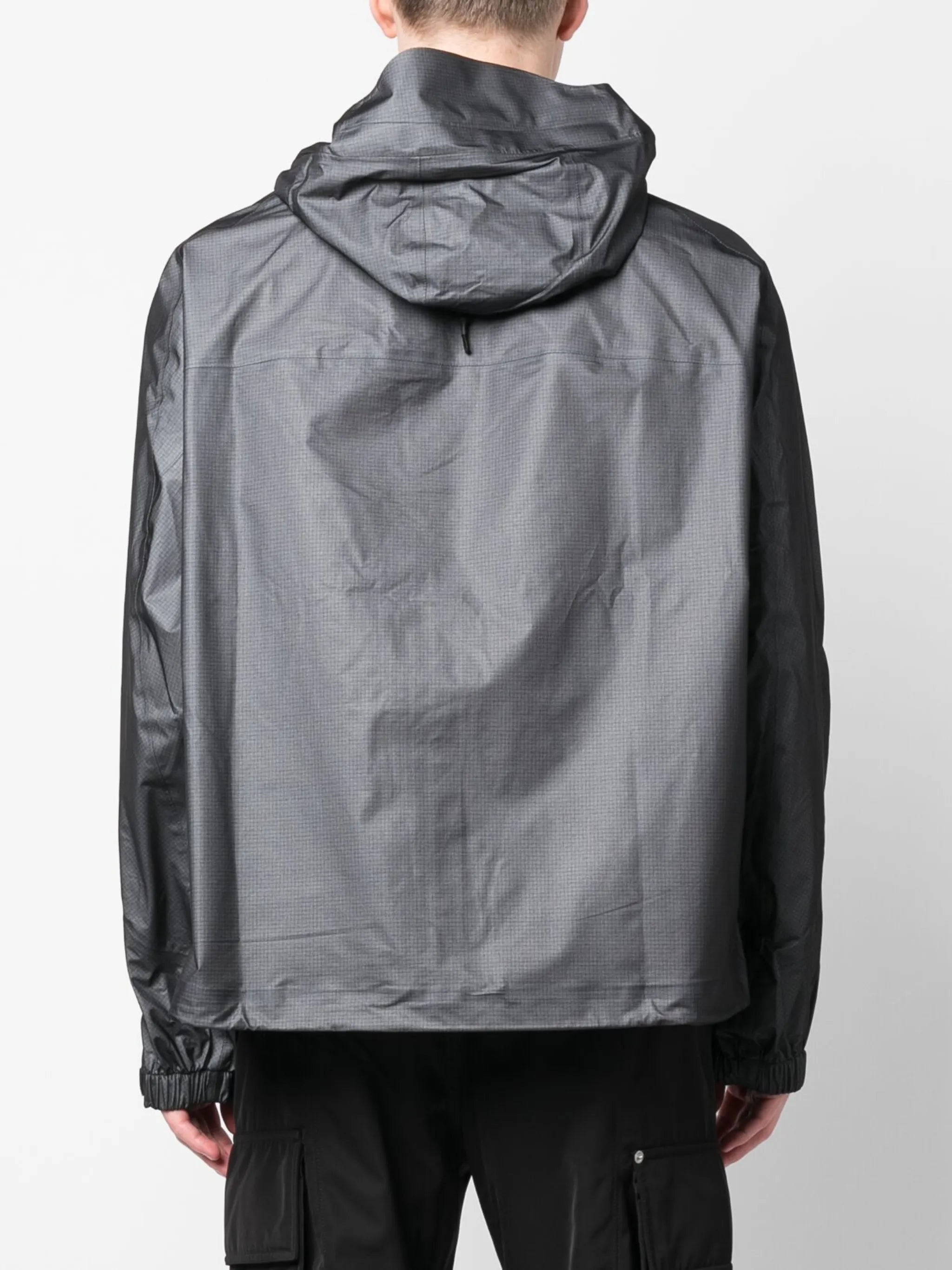 logo-print hooded jacket