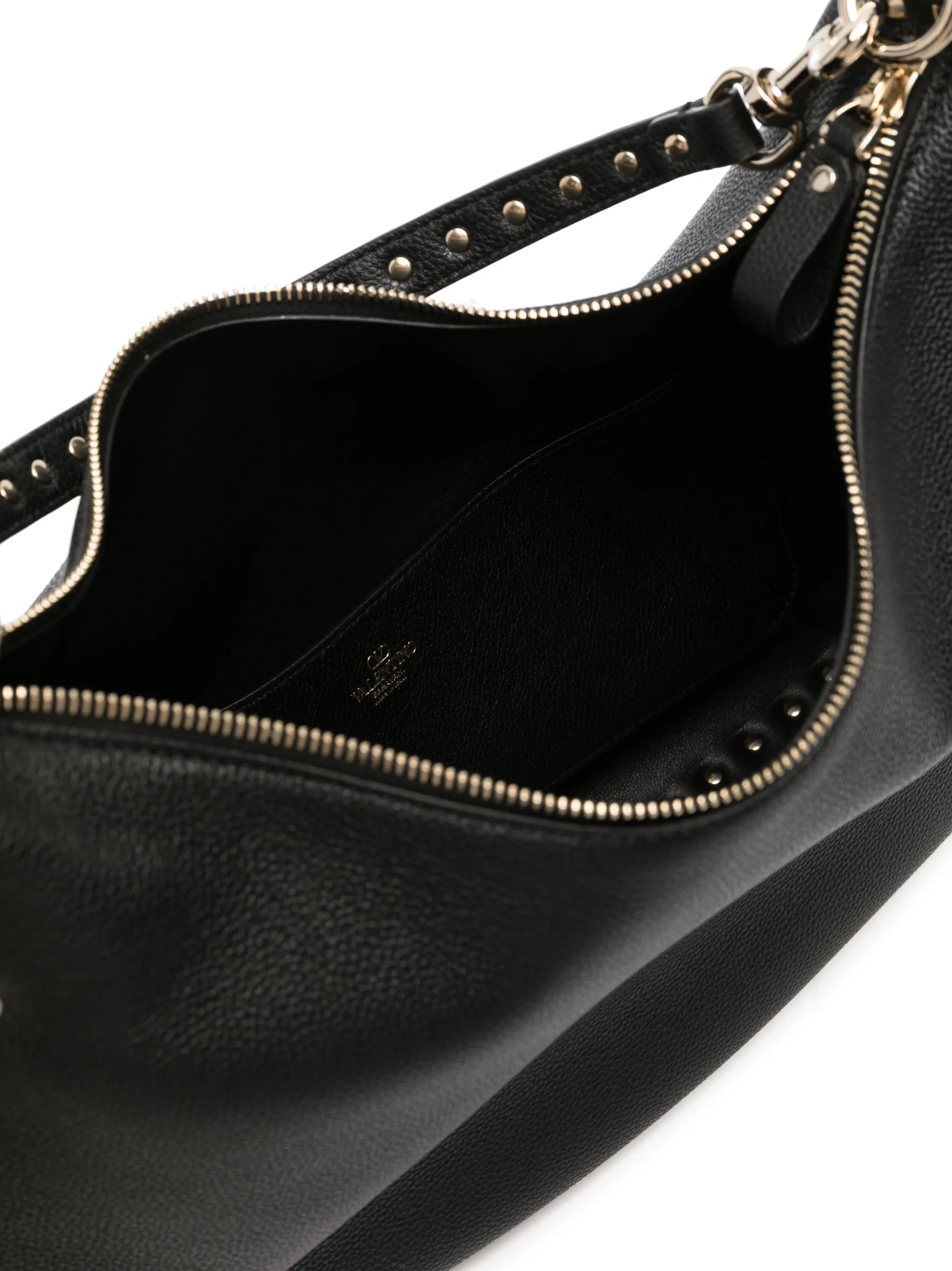 Rockstud leather tote bag