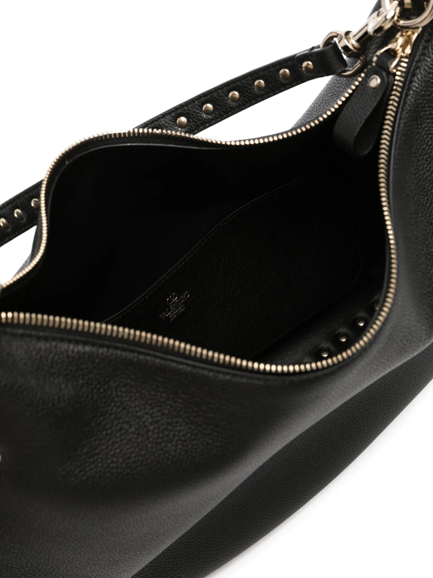 Rockstud leather tote bag