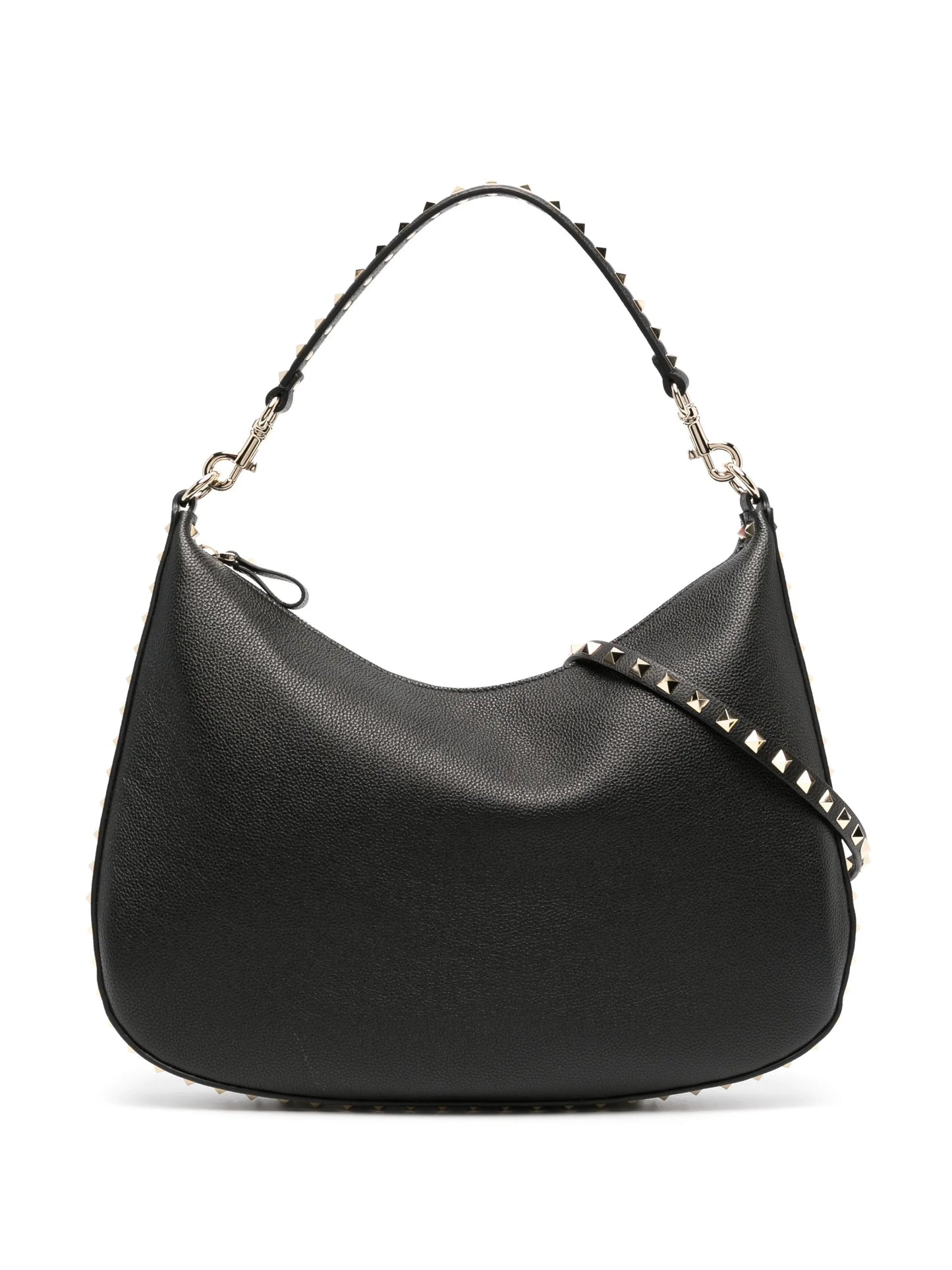 Rockstud leather tote bag