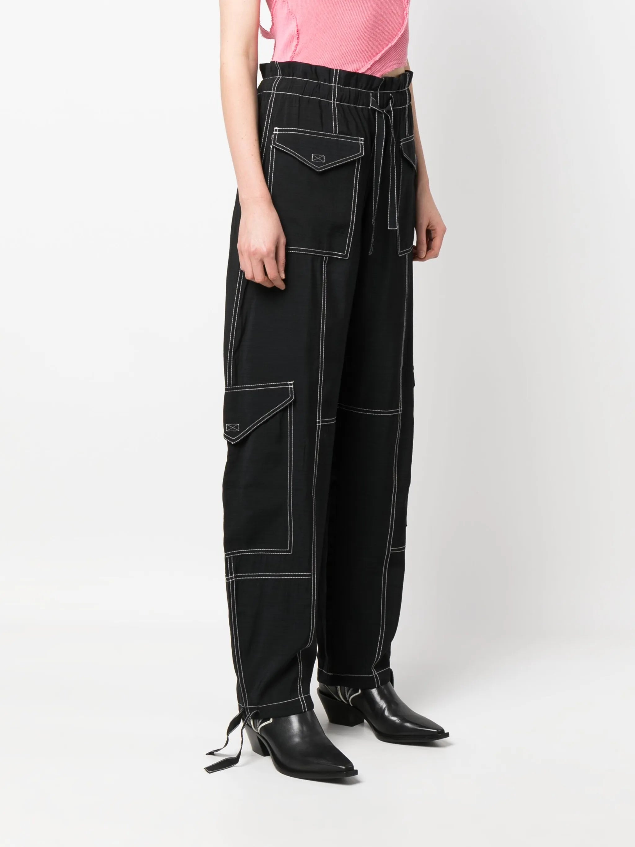 topstitch cargo trousers