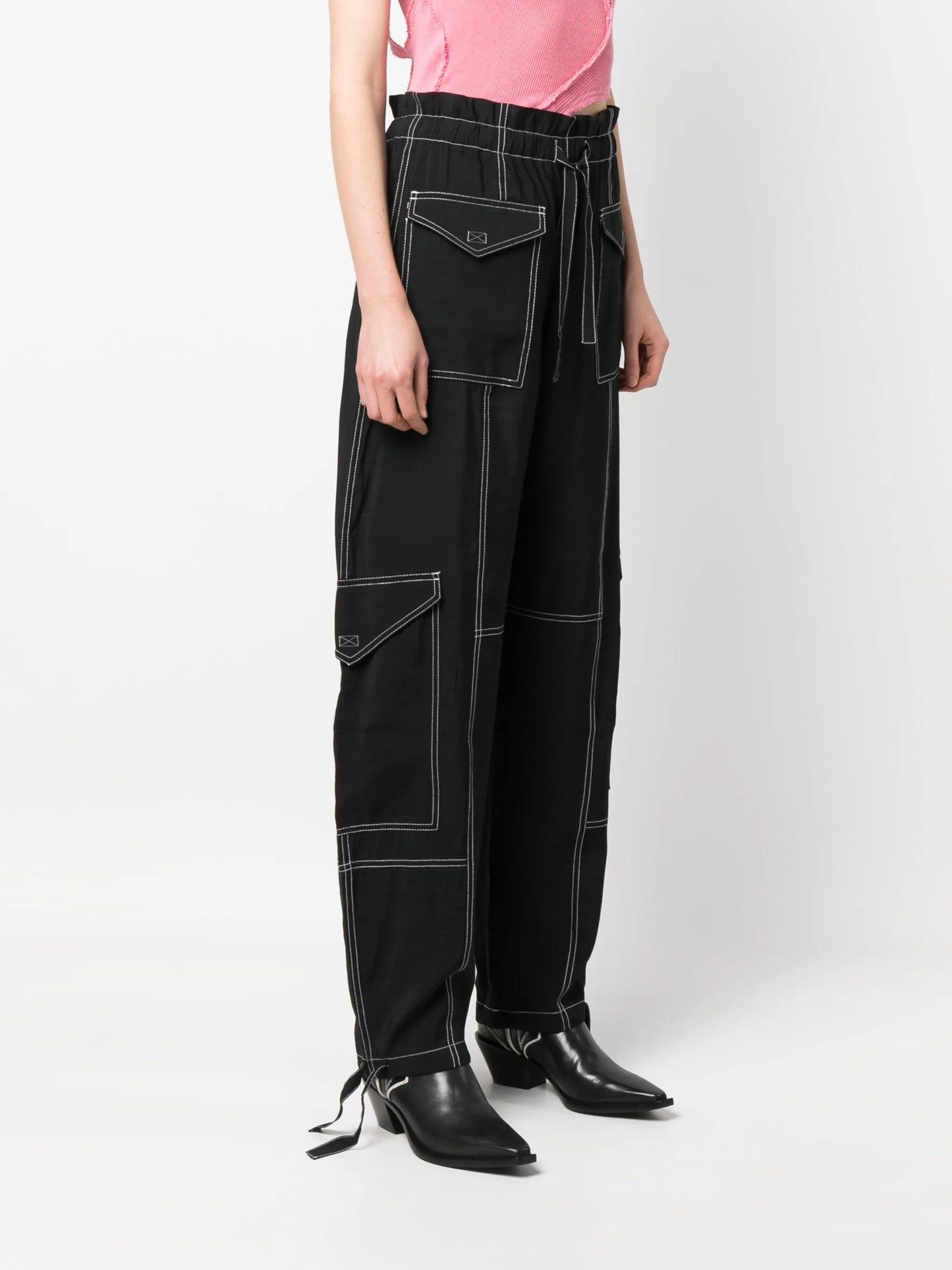 topstitch cargo trousers