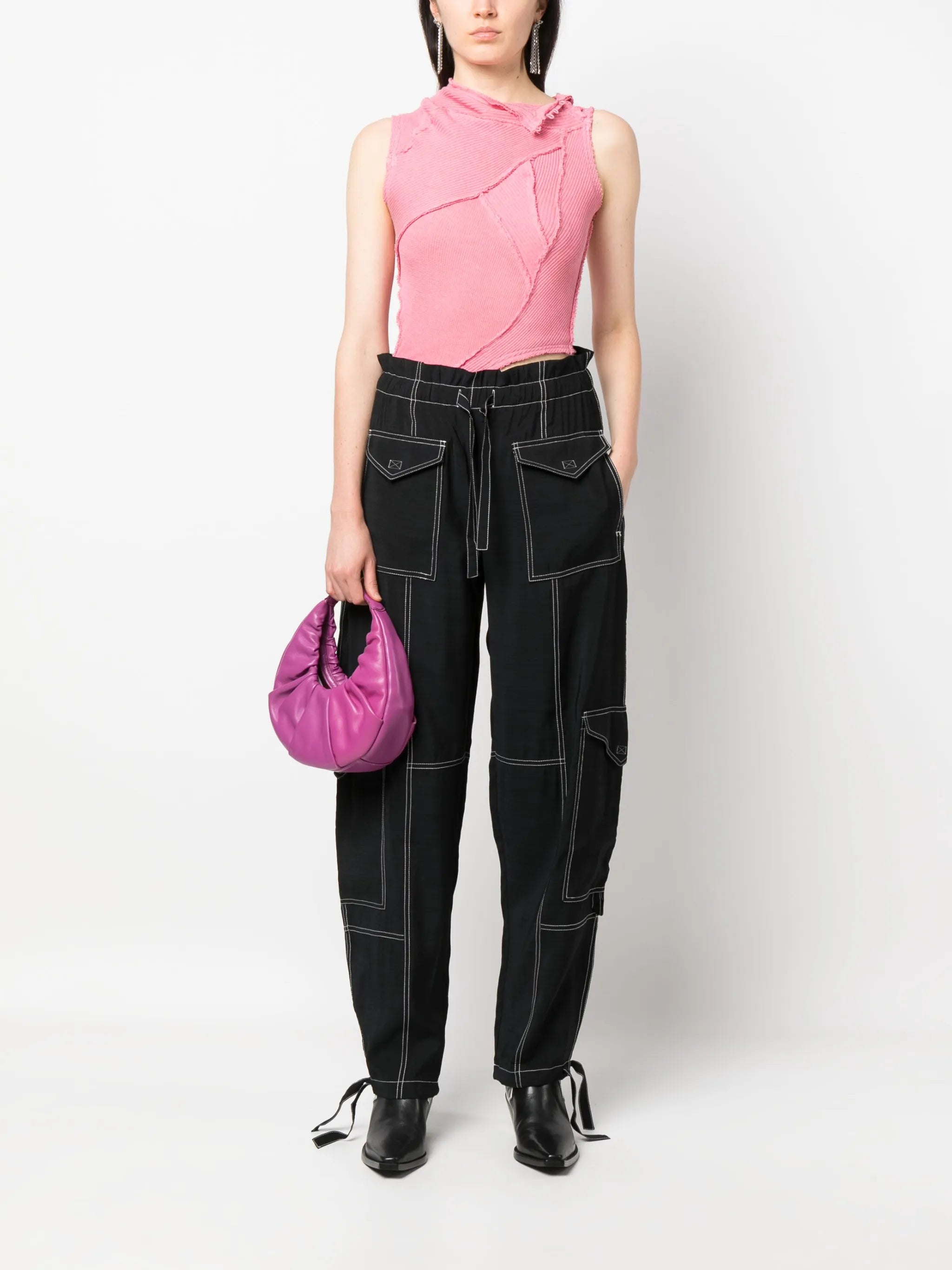 topstitch cargo trousers
