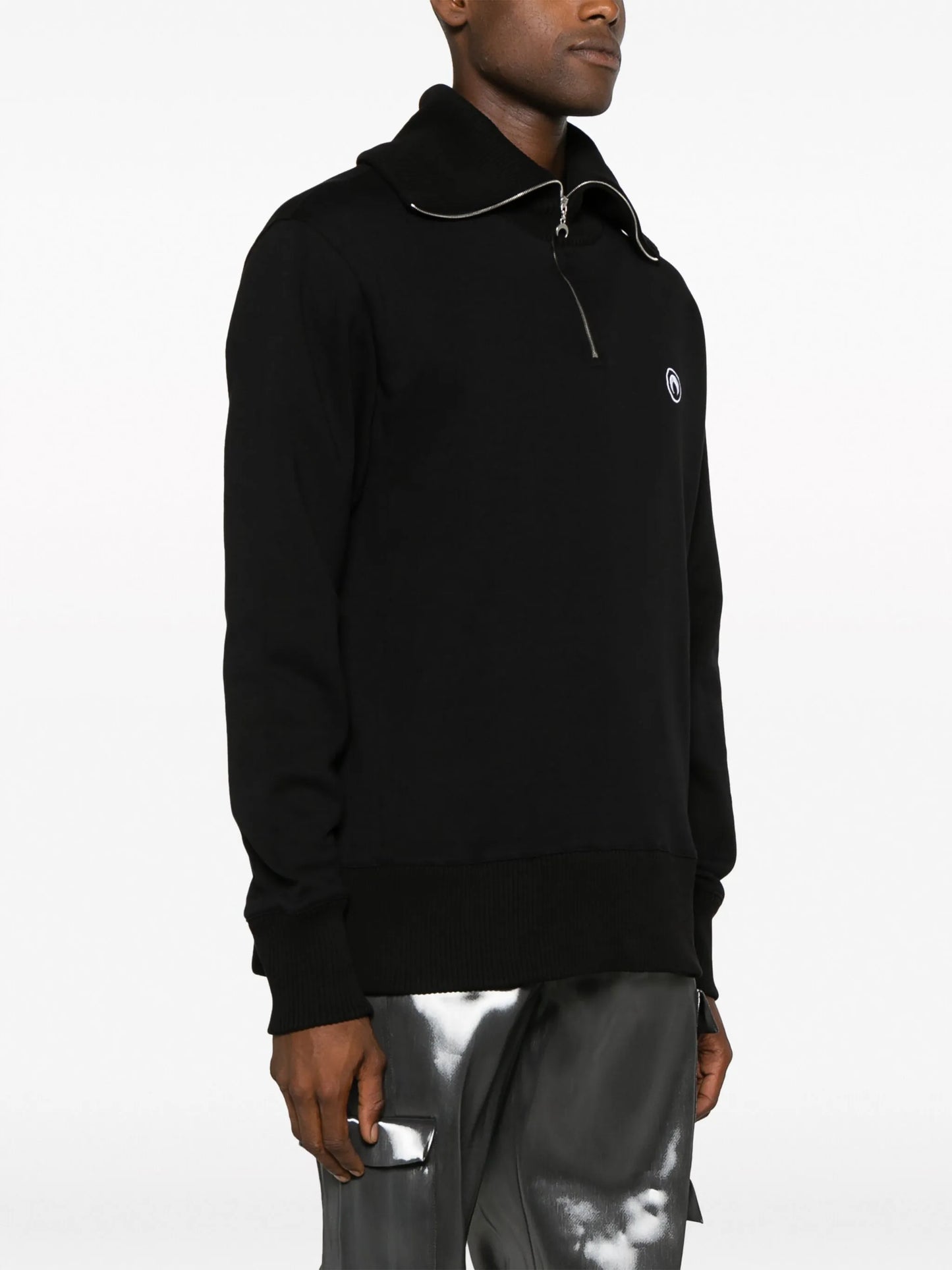 tote bag-print organic-cotton sweatshirt