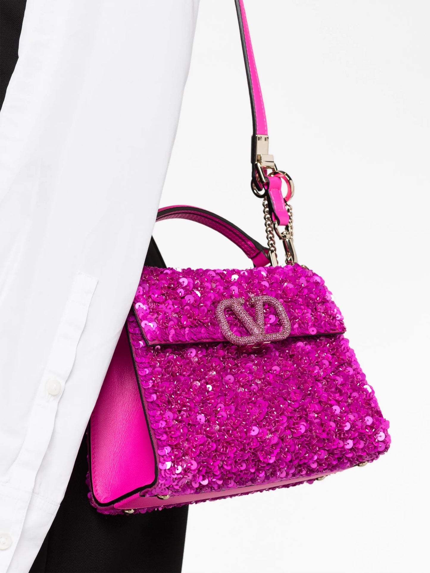 VSLING sequinned mini  bag
