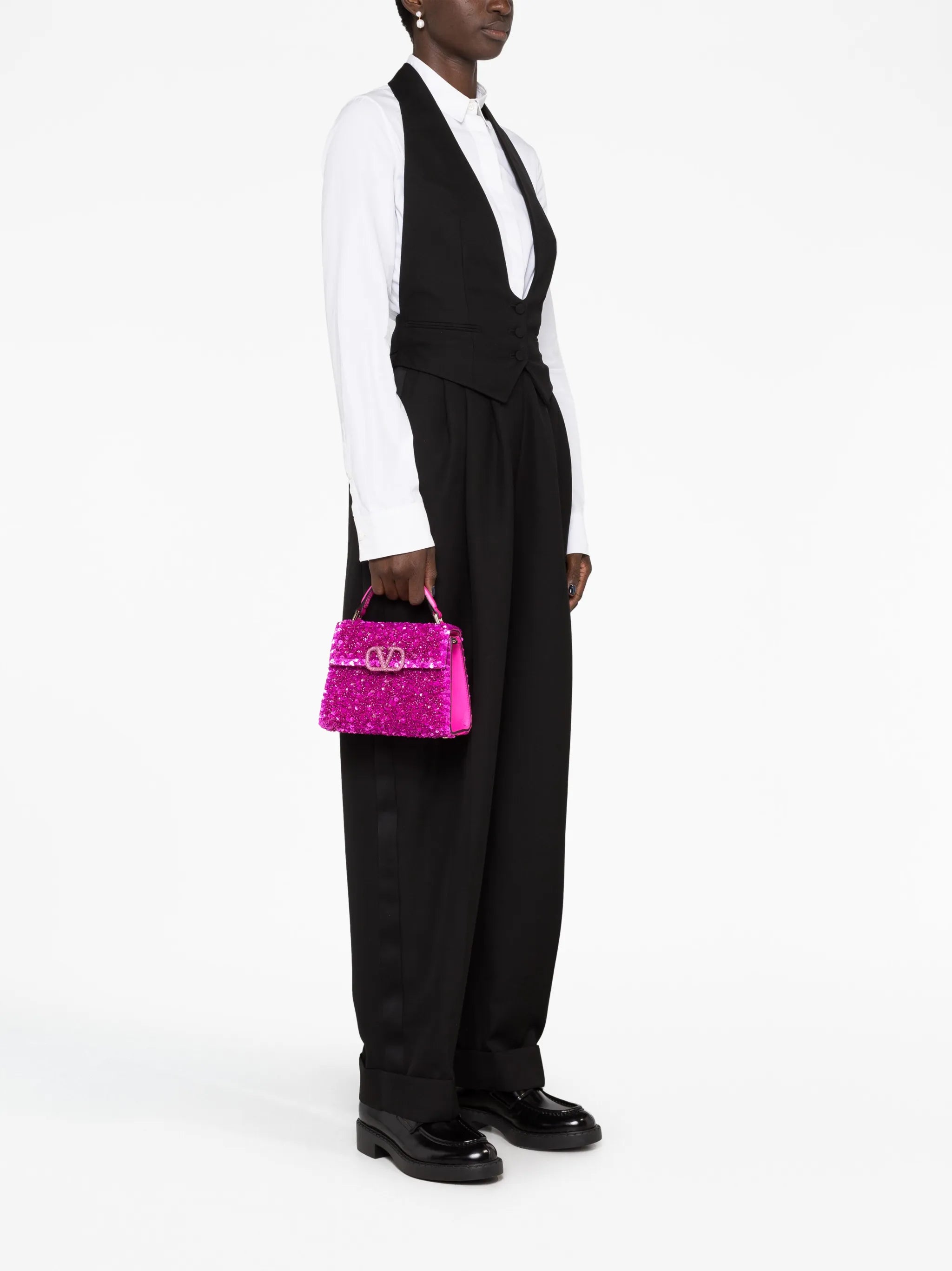 VSLING sequinned mini  bag