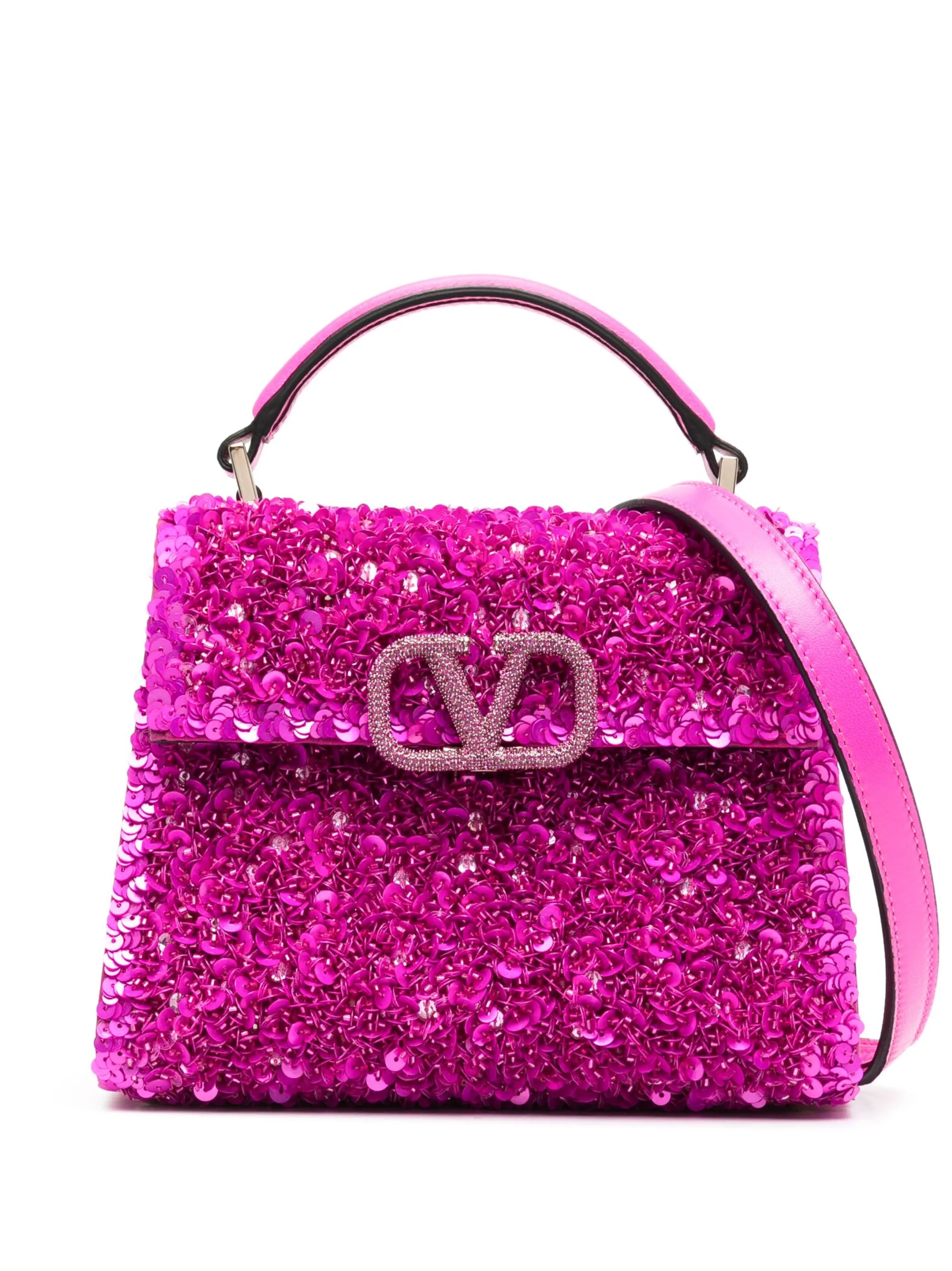 VSLING sequinned mini  bag