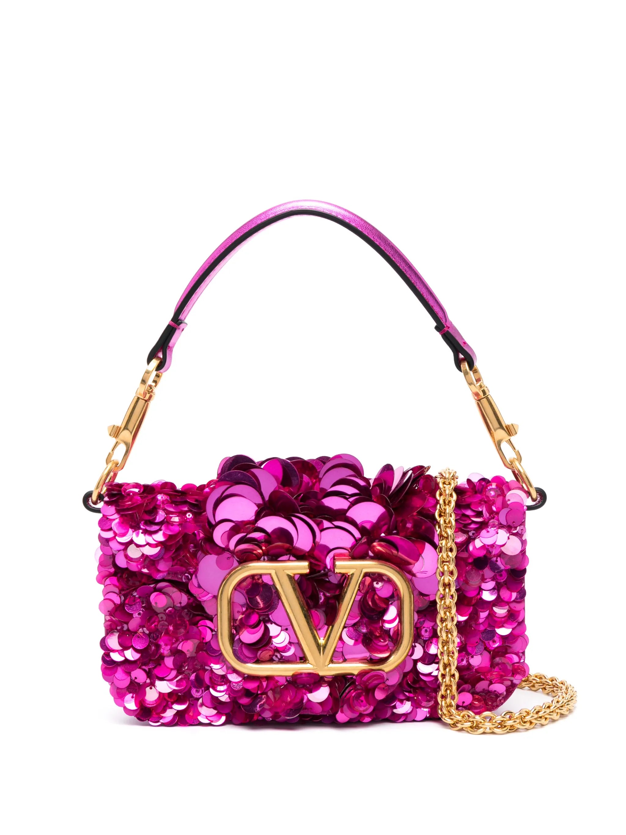 small Locò sequinned shoulder bag