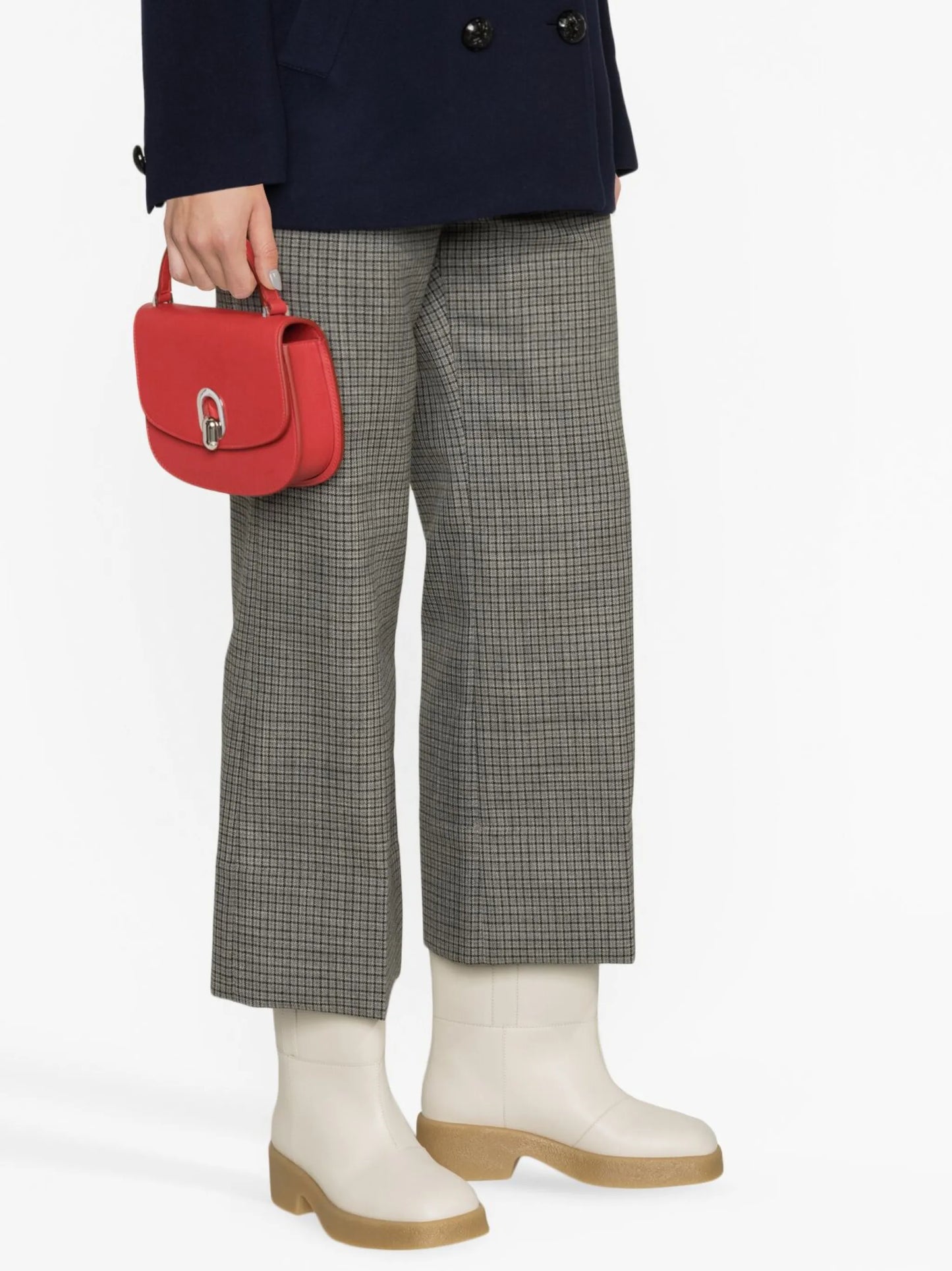 mini Tondo leather tote
