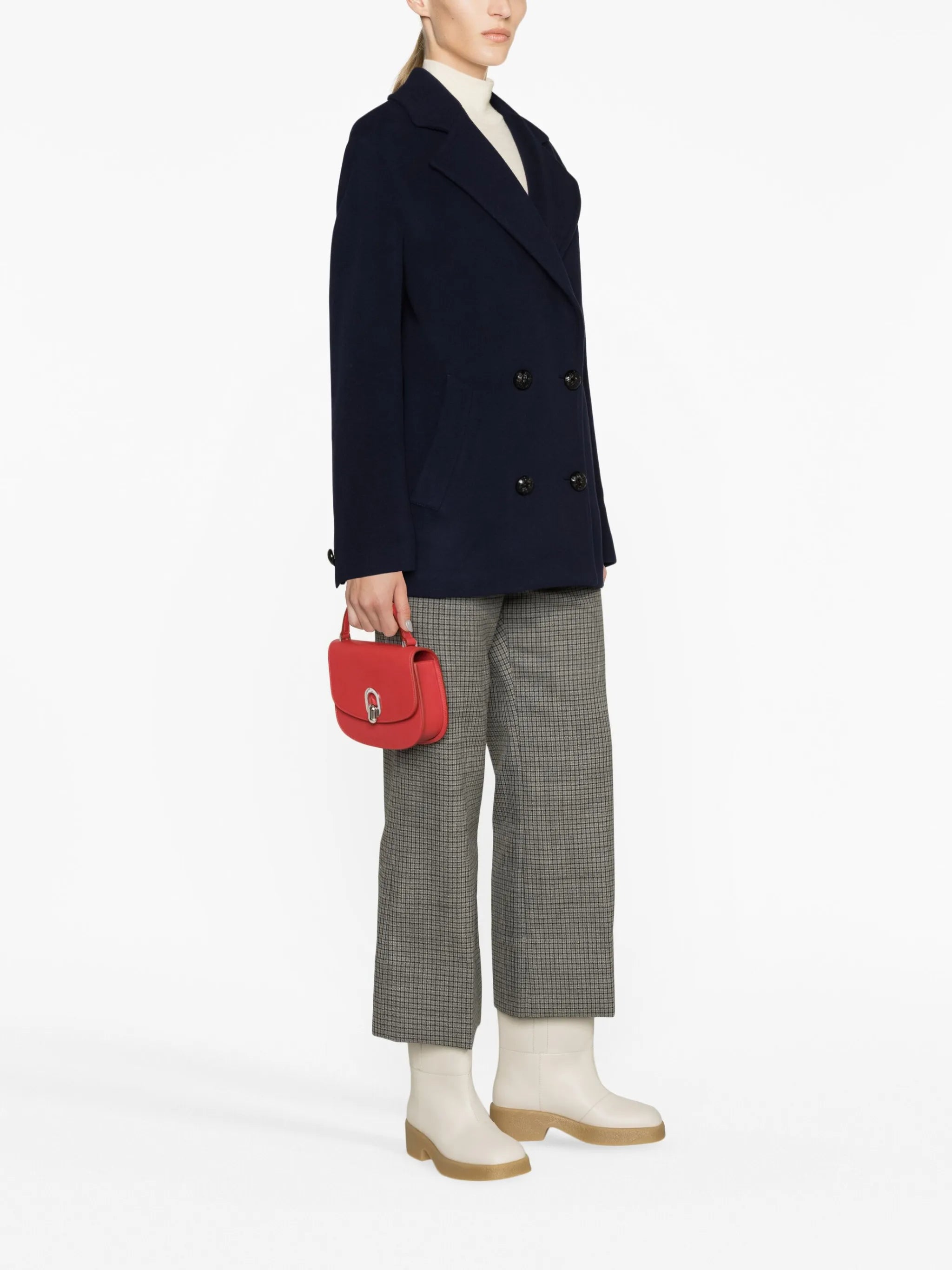 mini Tondo leather tote