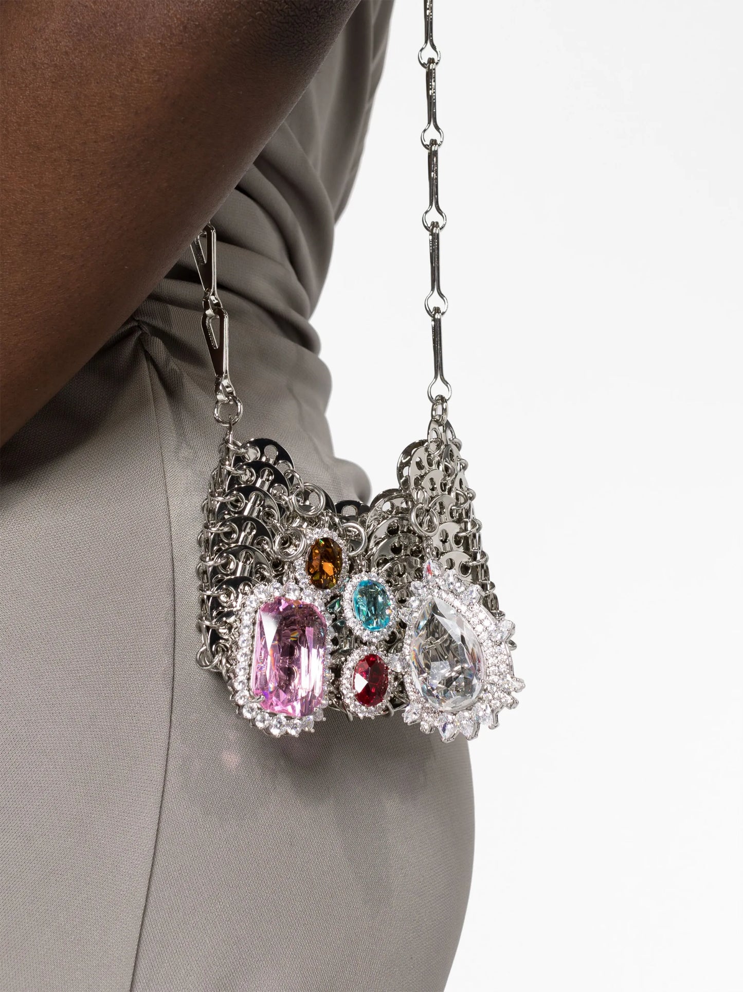 1969 Micro Jewels chainmail crossbody bag