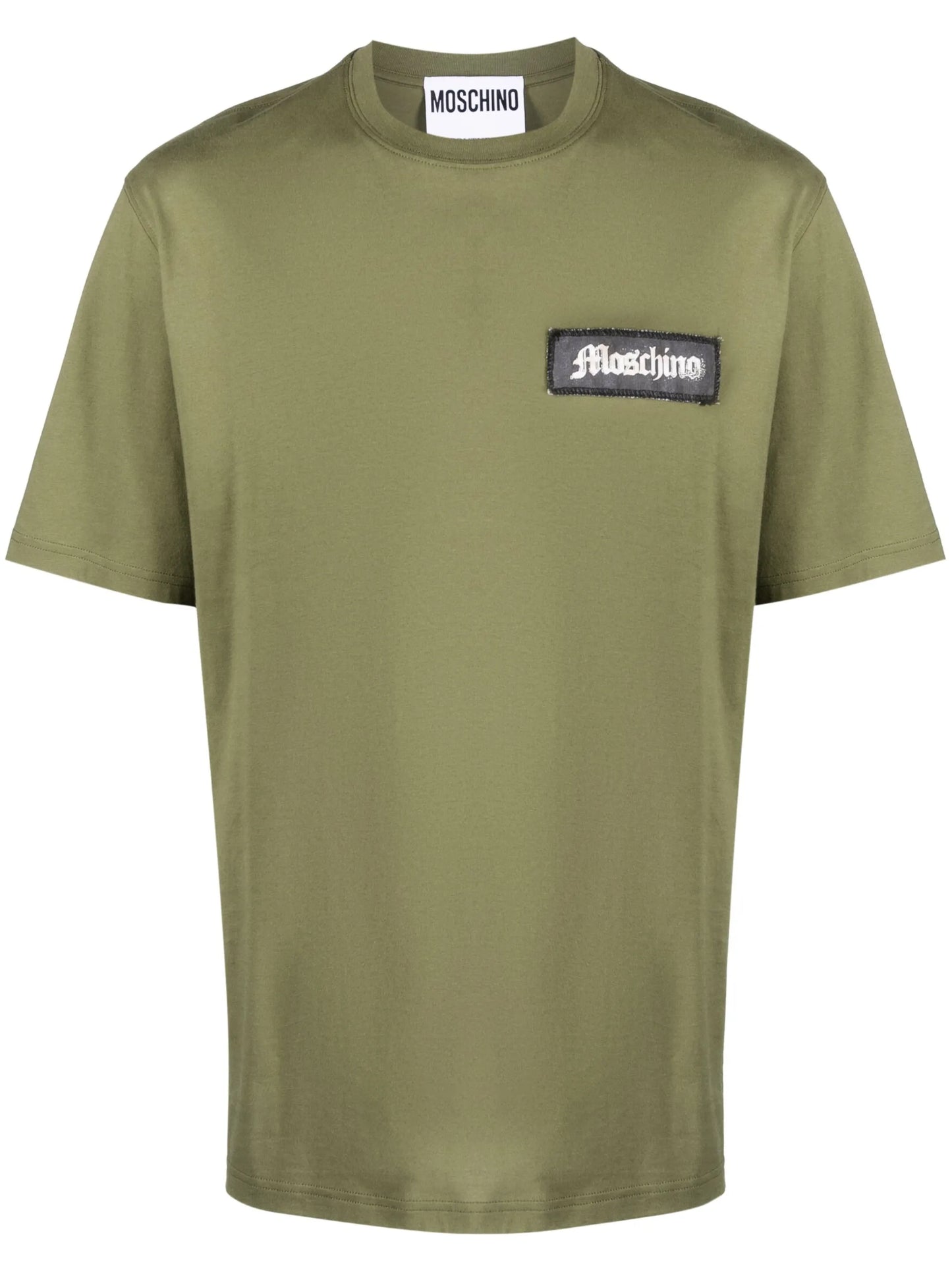 logo-patch organic-cotton T-shirt