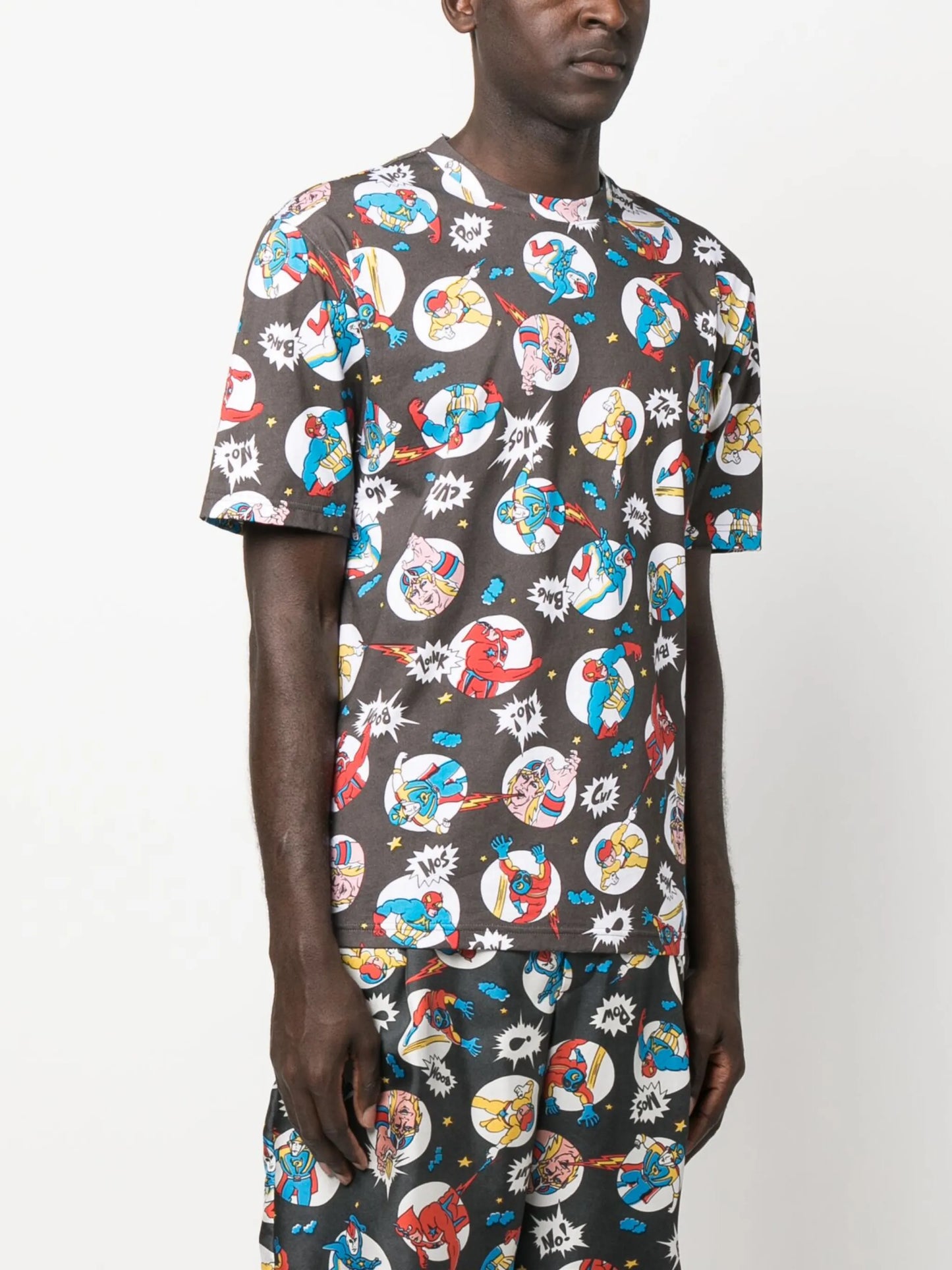 illustration-print cotton T-shirt