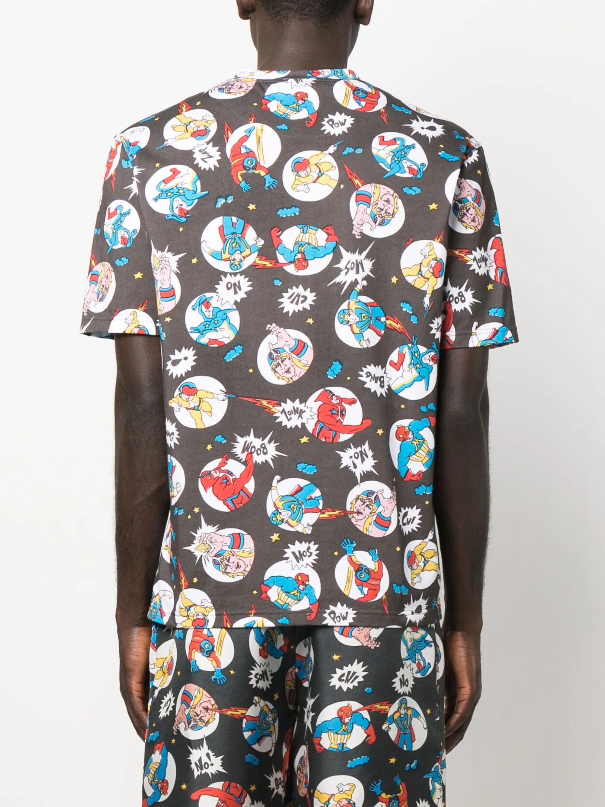 illustration-print cotton T-shirt