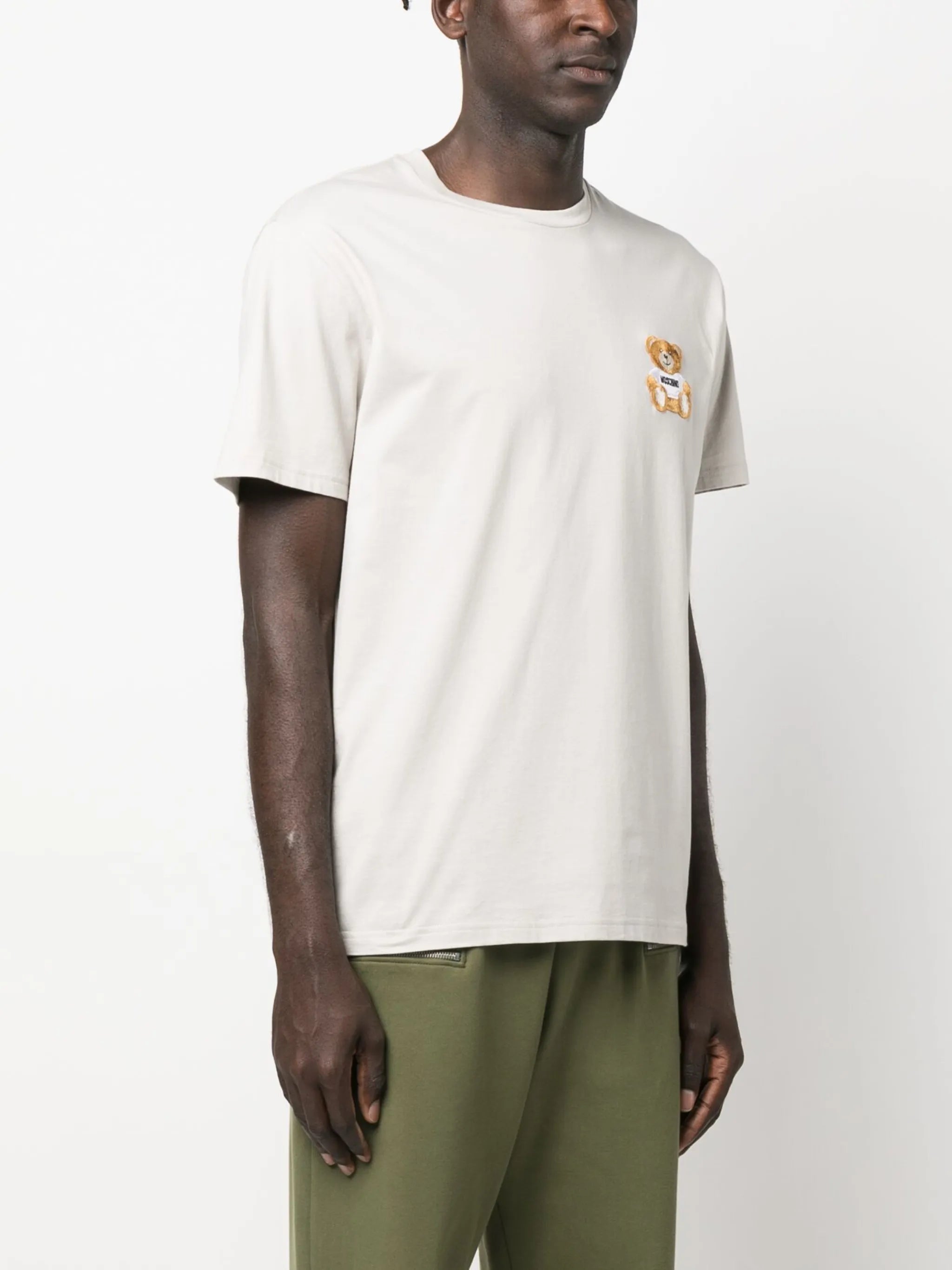 Teddy Bear-motif cotton T-shirt