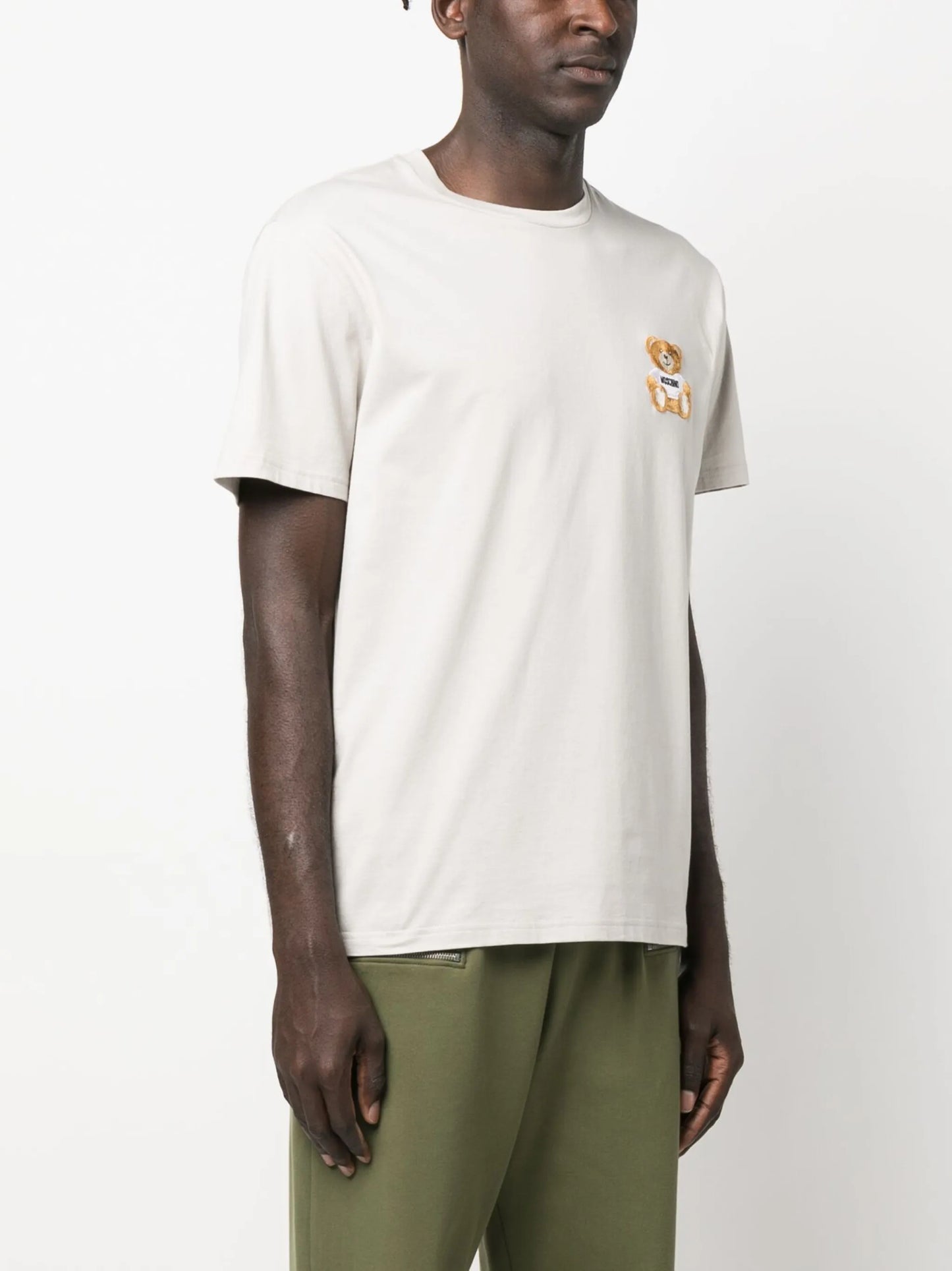 Teddy Bear-motif cotton T-shirt