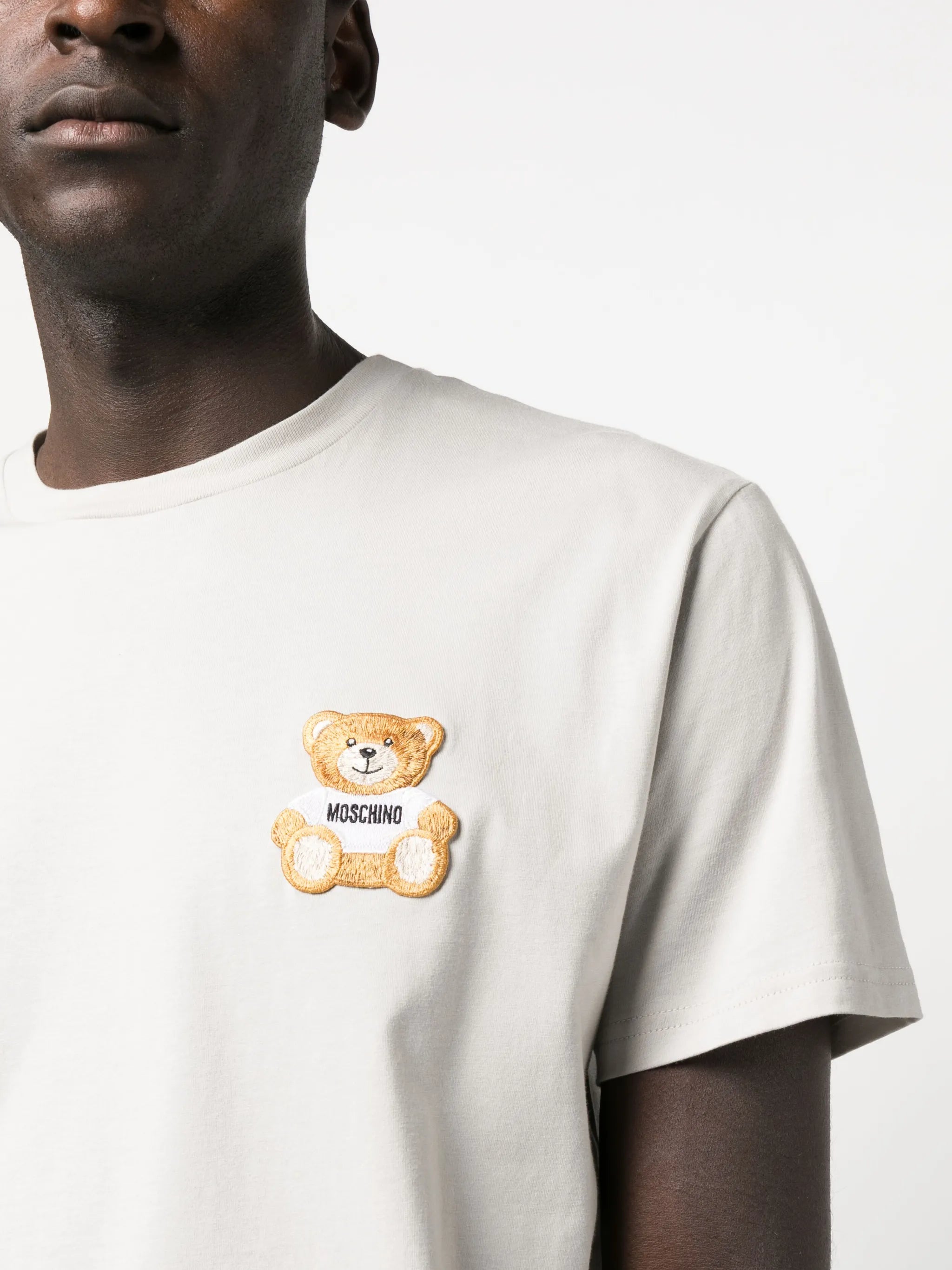 Teddy Bear-motif cotton T-shirt