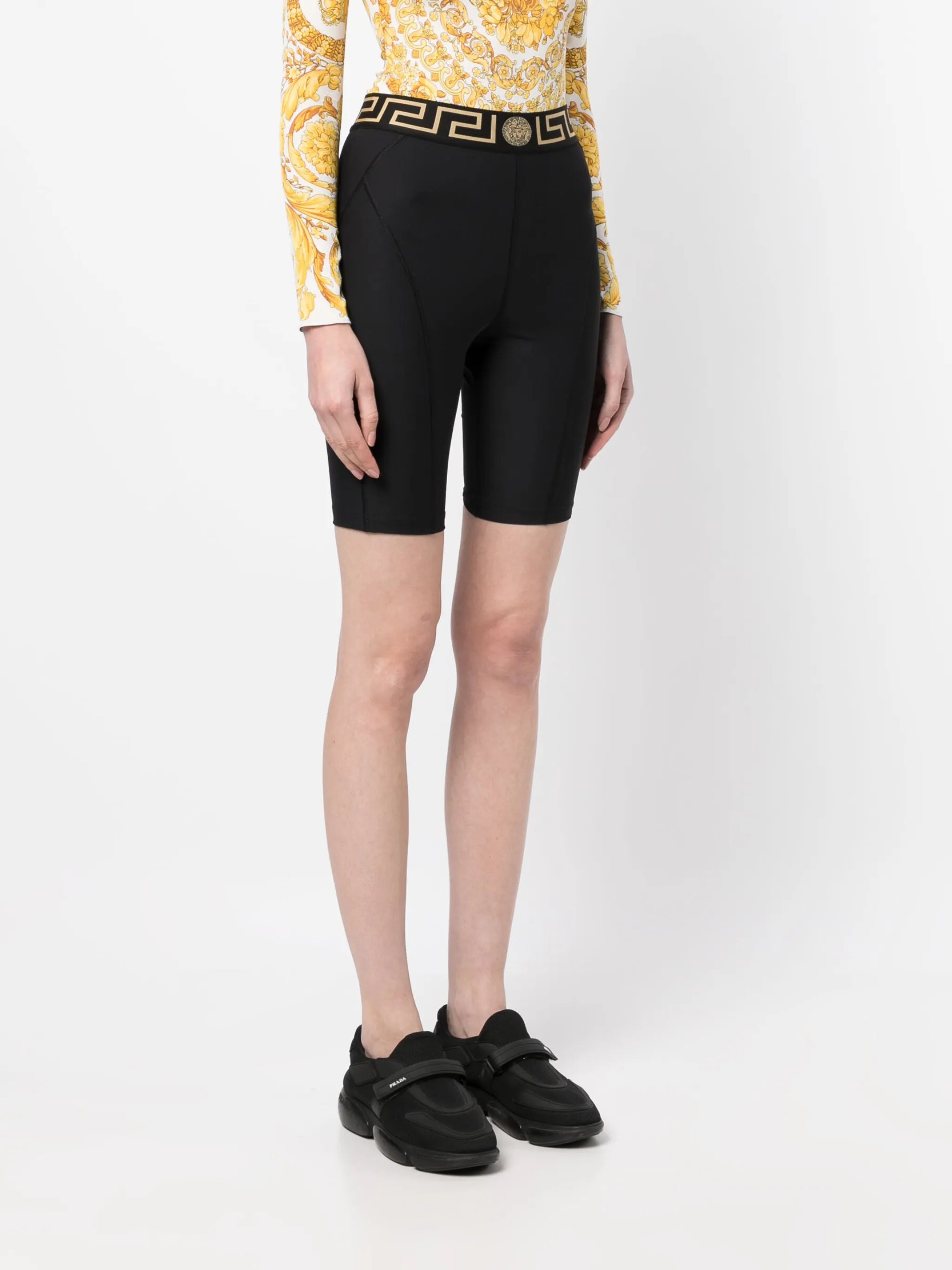 logo-band shorts