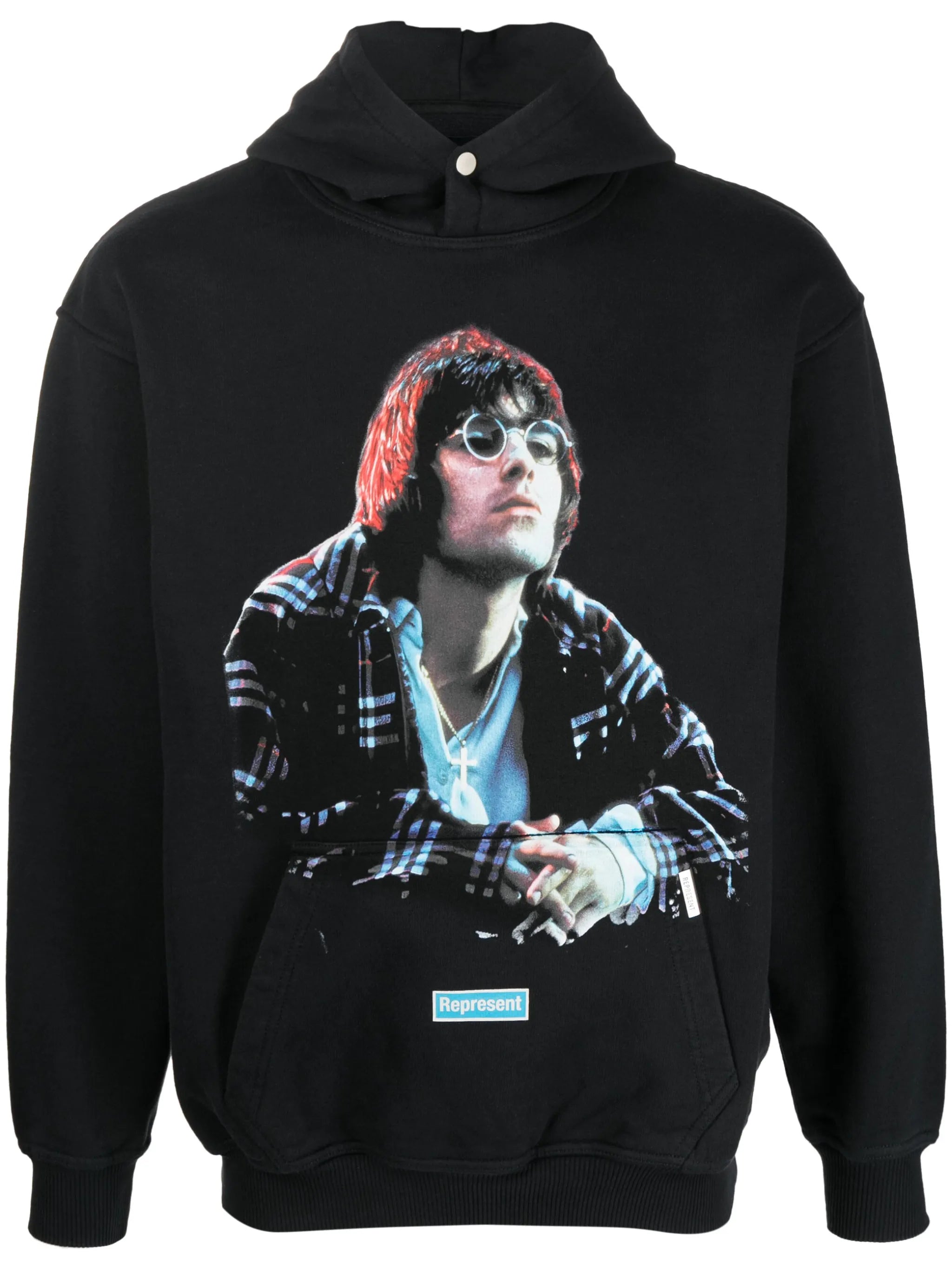 LG Main Road printed cotton hoodie