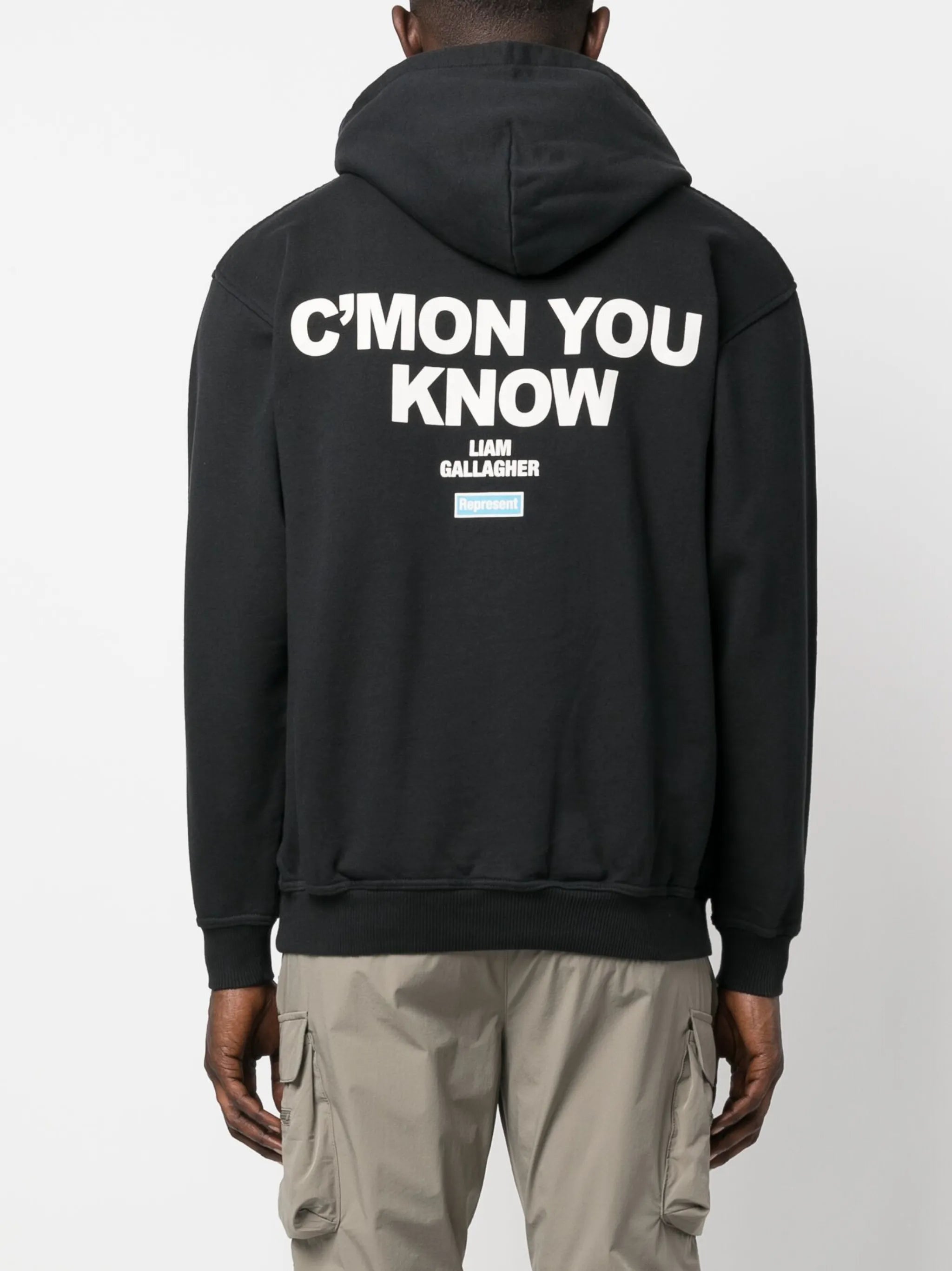 LG Main Road printed cotton hoodie
