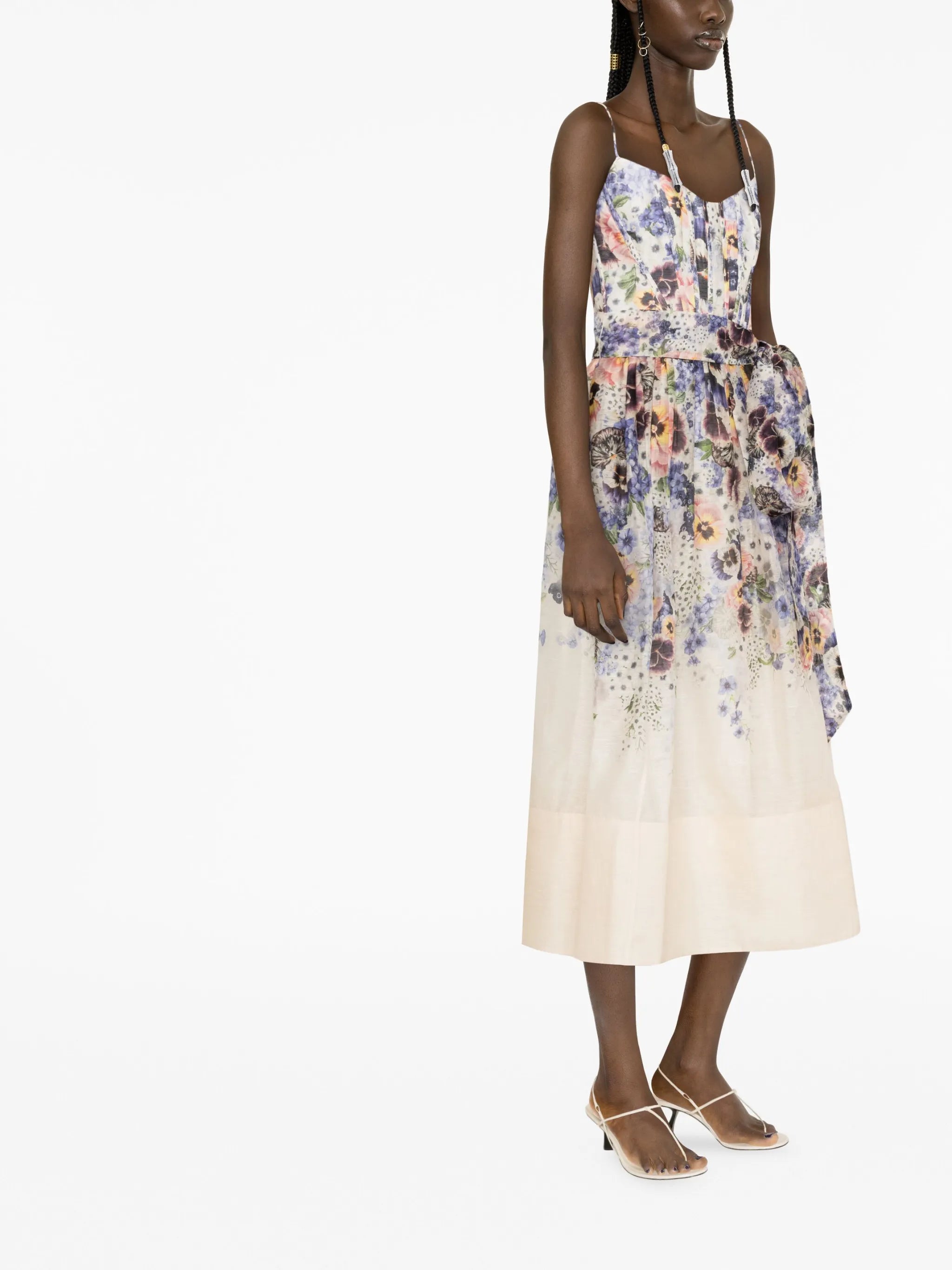 Tama corset midi dress