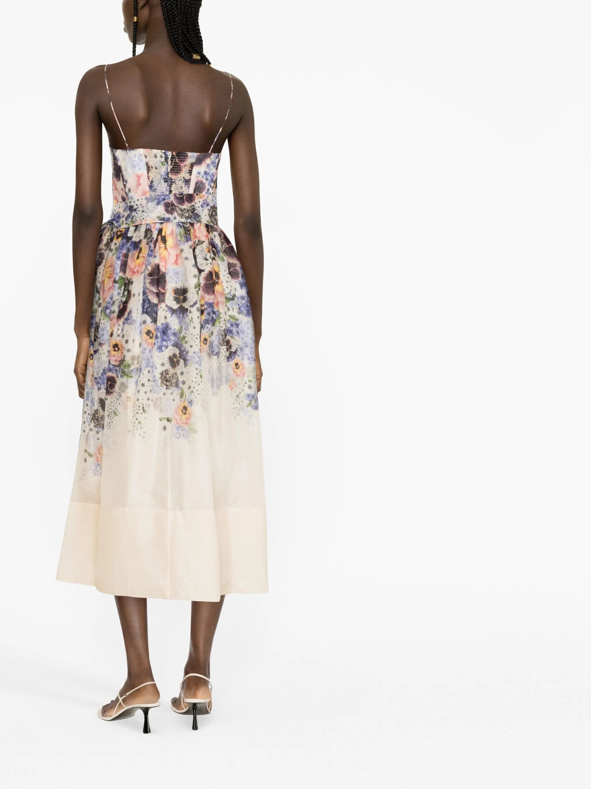 Tama corset midi dress