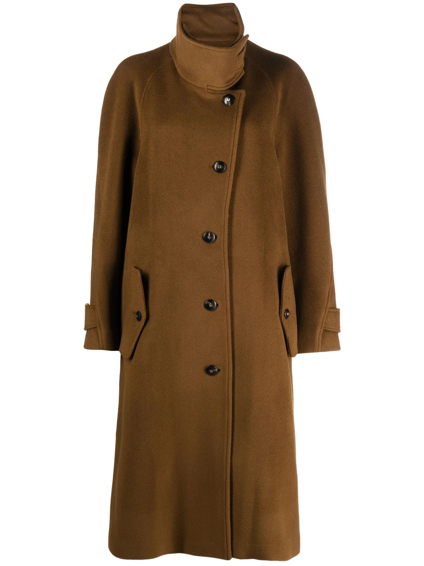 Officer wool-blend coat